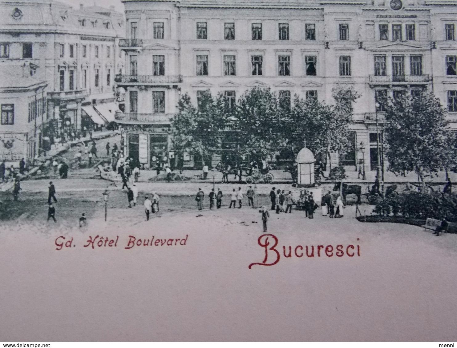 Romania Roumanie Cpa Postcard  - BUCURESTI - Grand Hôtel Boulevard - Romania