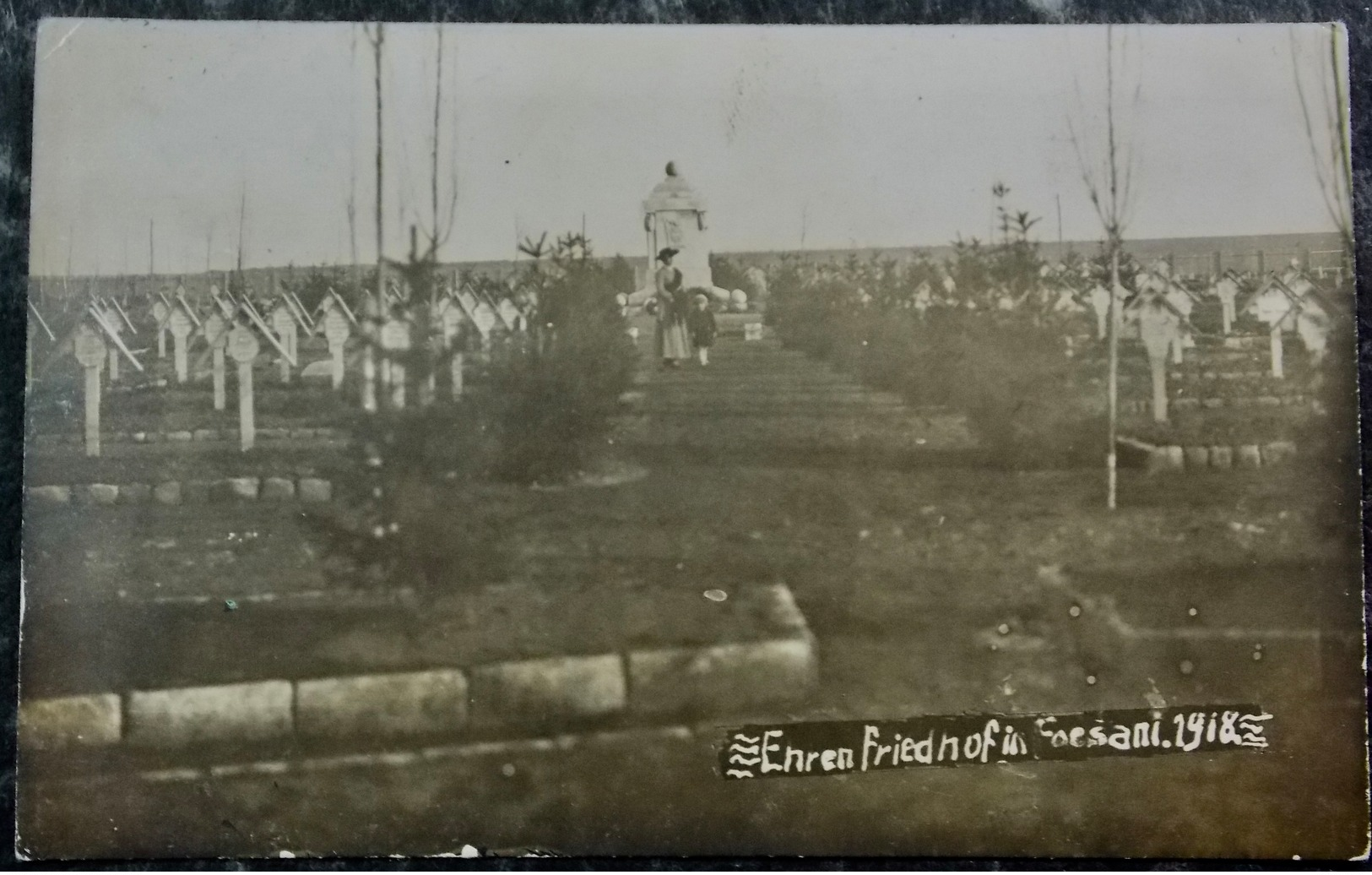 Romania Roumanie Cpa Postcard  - FOCSANI - Cemetery Photo Postcard - Roumanie