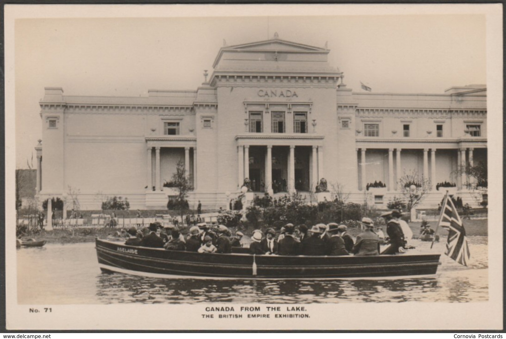 Canada From The Lake, British Empire Exhibition, 1924 - Fleetway Press RP Postcard - Exhibitions