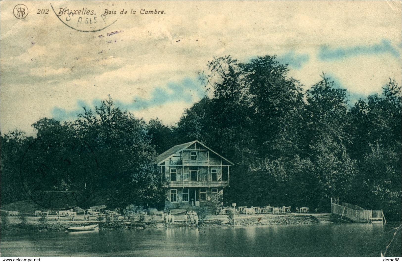 Belgique Belgie BRUXELLES Bois De La Cambre  Coin Plié En Bas à Droite - Parks, Gärten