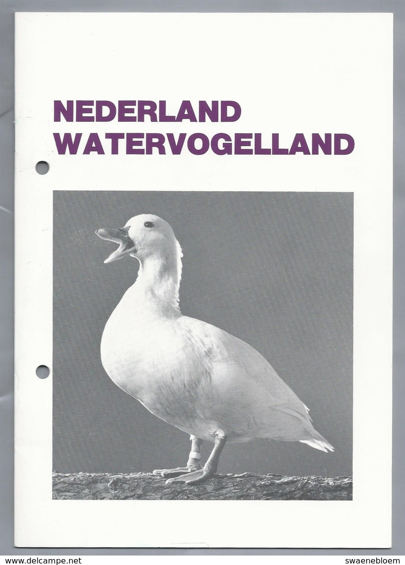 NEDERLAND WATERVOGELLAND. Uitgave September 1987. Koninklijke Nederlandse Vereniging - Ornithophilia - - Animals