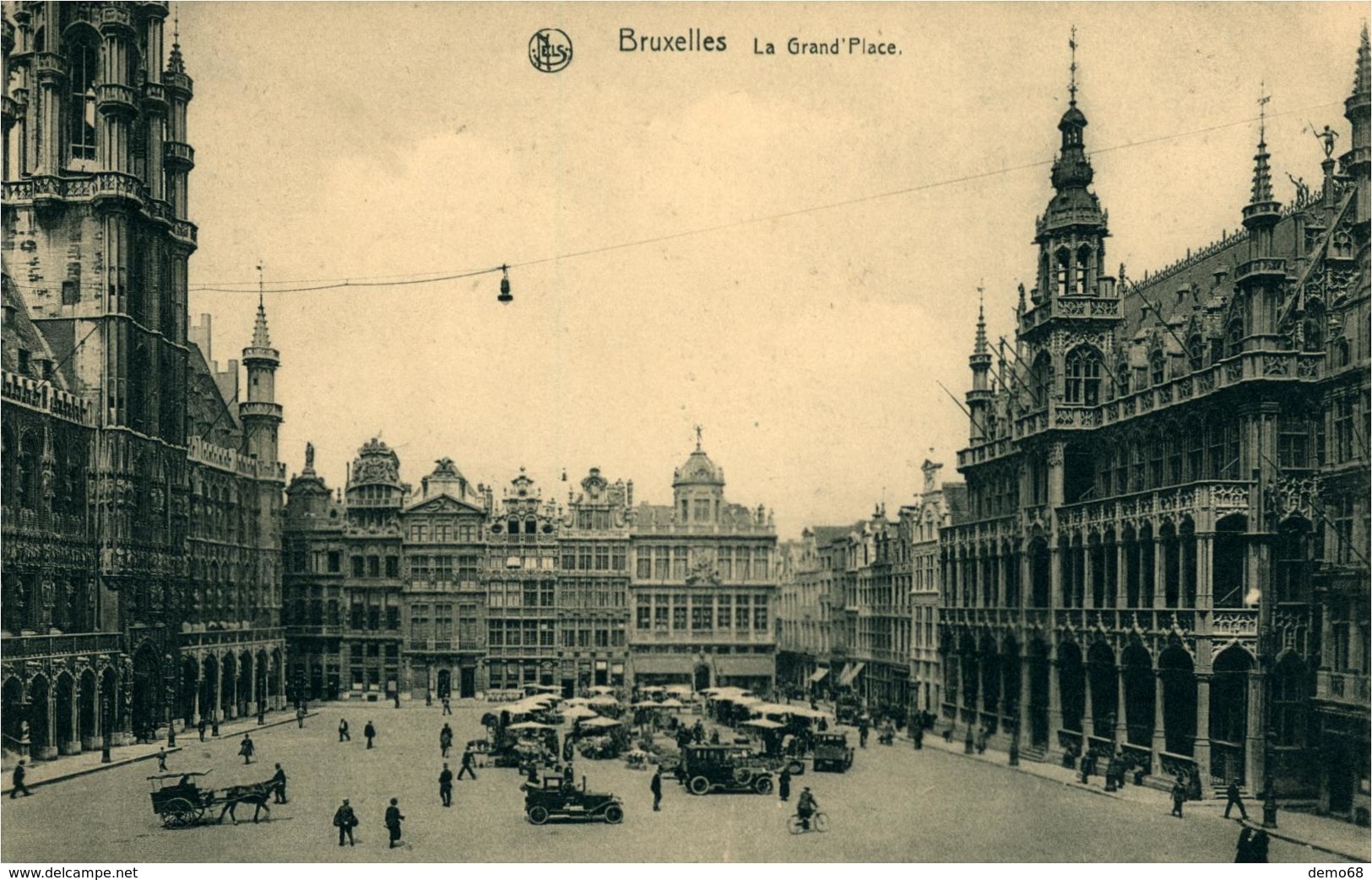 Belgique Belgie Bruxelles Belgique TROIS CARTES La Grand'Place  Ed NELS - Squares