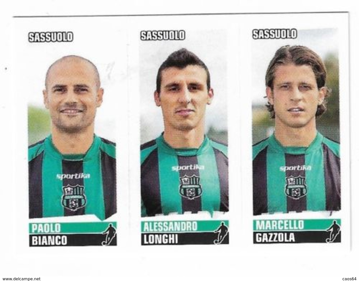 CALCIATORI PANINI 2012 - 2013  N.632   BIANCO LONGHI GAZZOLA SASSUOLO - Edizione Italiana