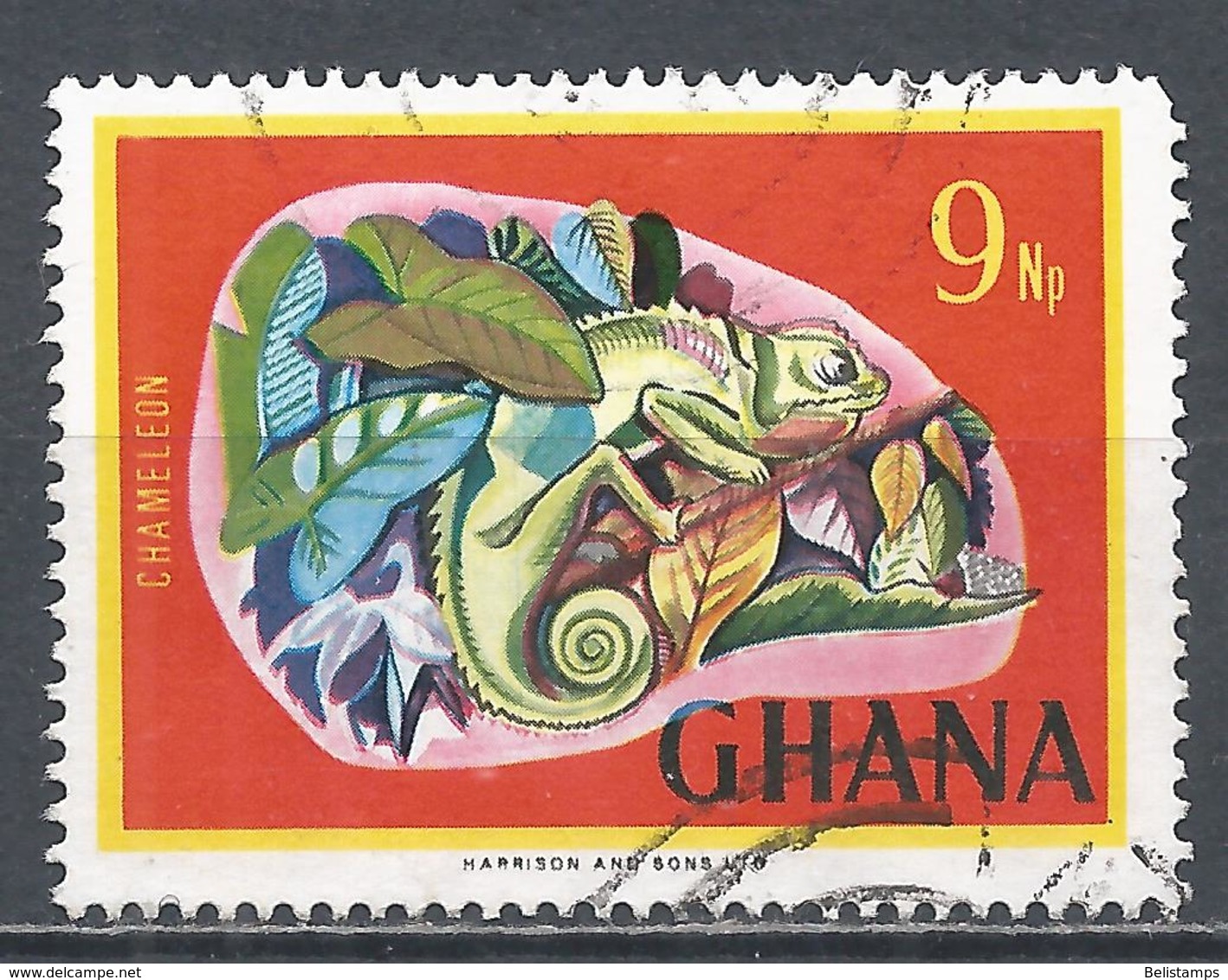 Ghana 1967. Scott #294 (U) Chameleon * - Ghana (1957-...)