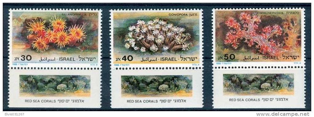 Israel - 1986, Michel/Philex No. : 1027-1029, - MNH - *** - - Ongebruikt (met Tabs)