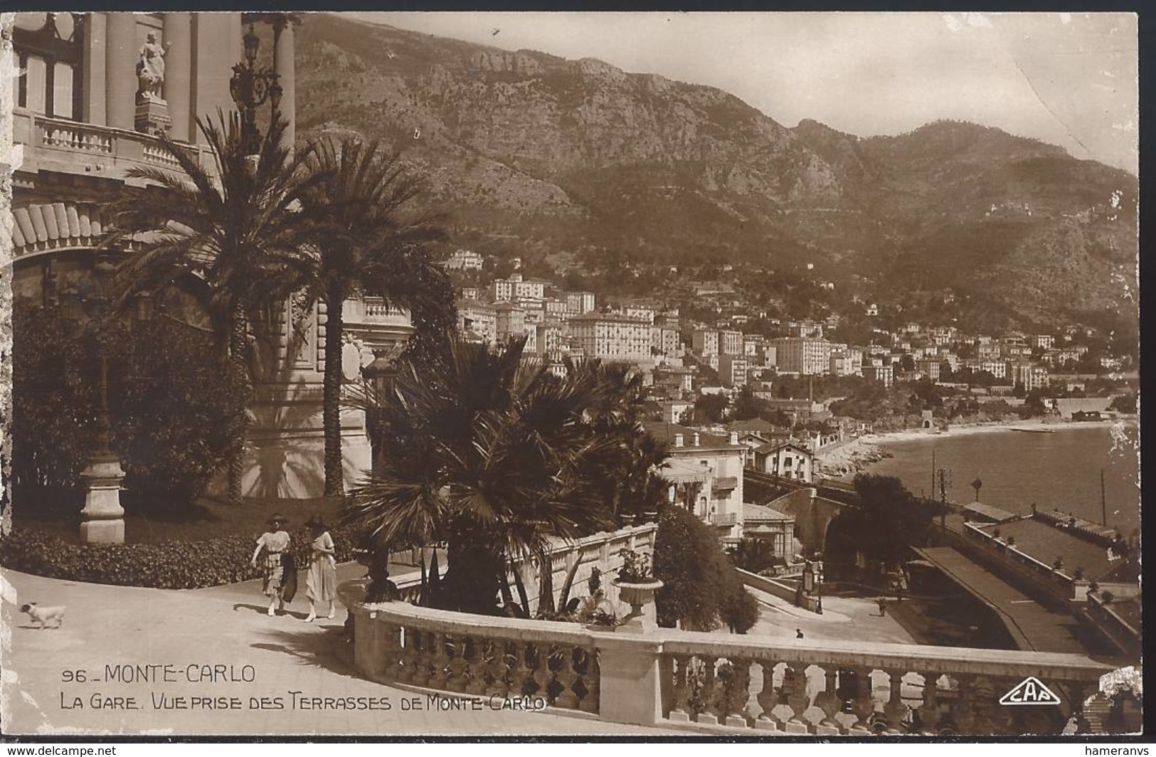 Monte Carlo - La Gare - Vue Prise Des Terrasses De Monte Carlo - HP1547 - Monte-Carlo