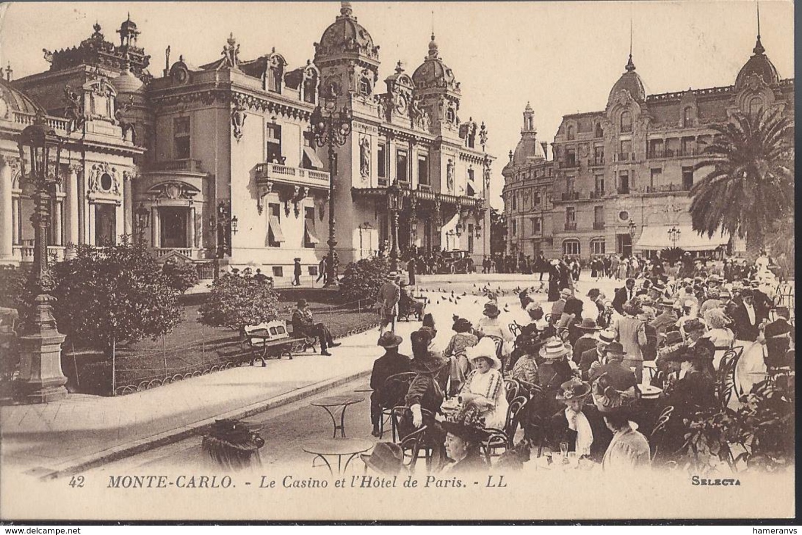 Monte Carlo - Le Casino Et L'Hotel De Paris - HP1548 - Casinò