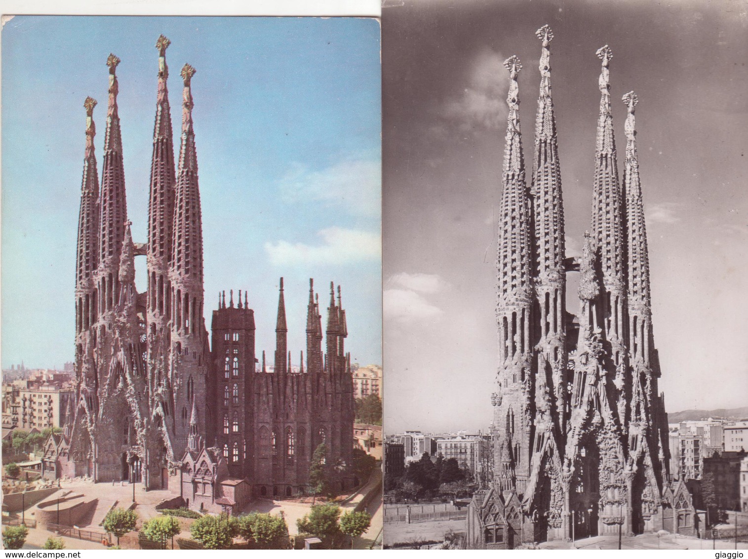 °°° 2 Cartoline Barcelona Viaggiate °°° - Altri & Non Classificati