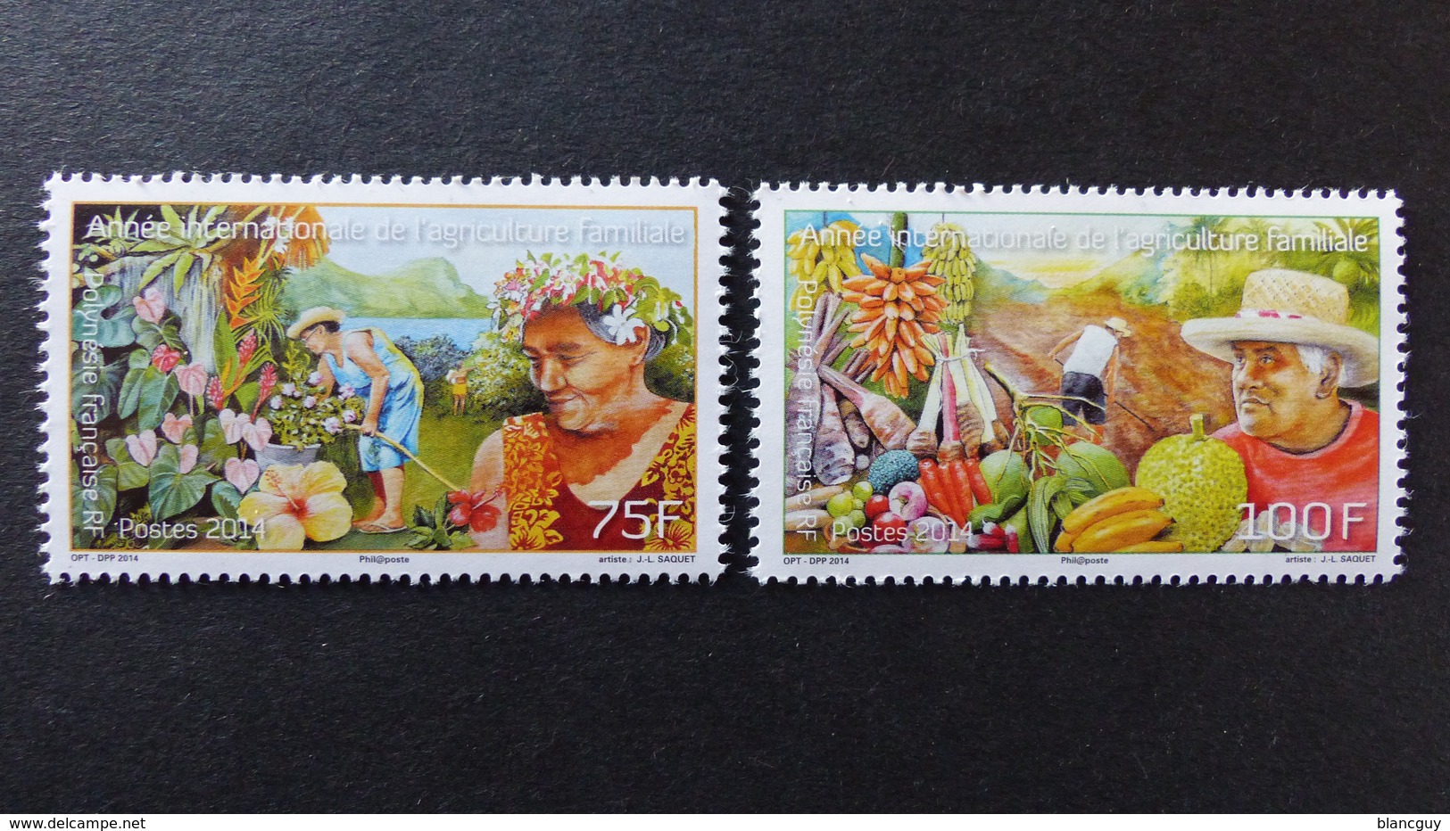 POLYNESIE - Année 2014 - Yvert  N° 1054-1055 ** Neufs Sans Charnière - Ungebraucht