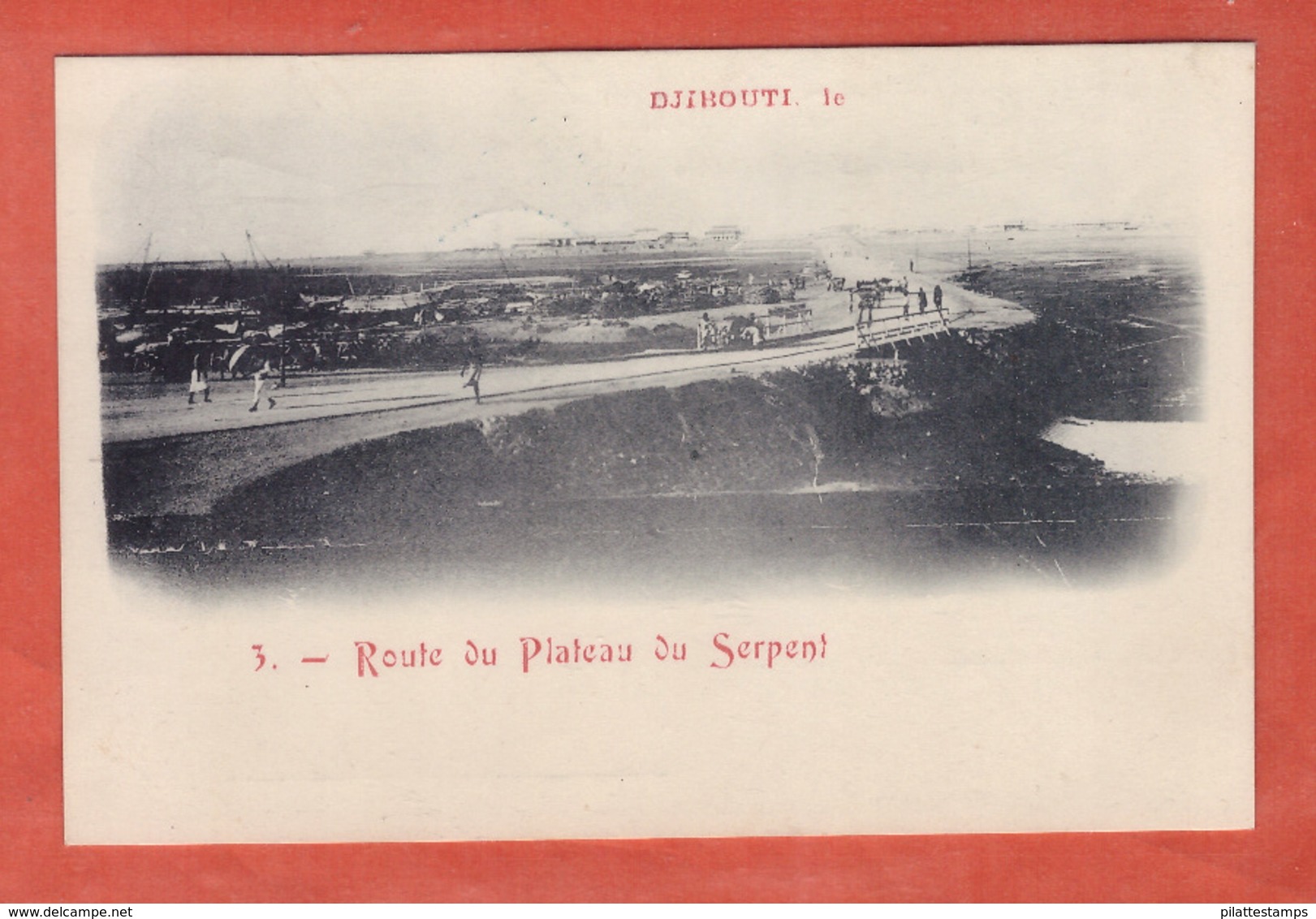 COTE DES SOMALIS CARTE PORT PAYE DE 1901 DE DJIBOUTI - Lettres & Documents