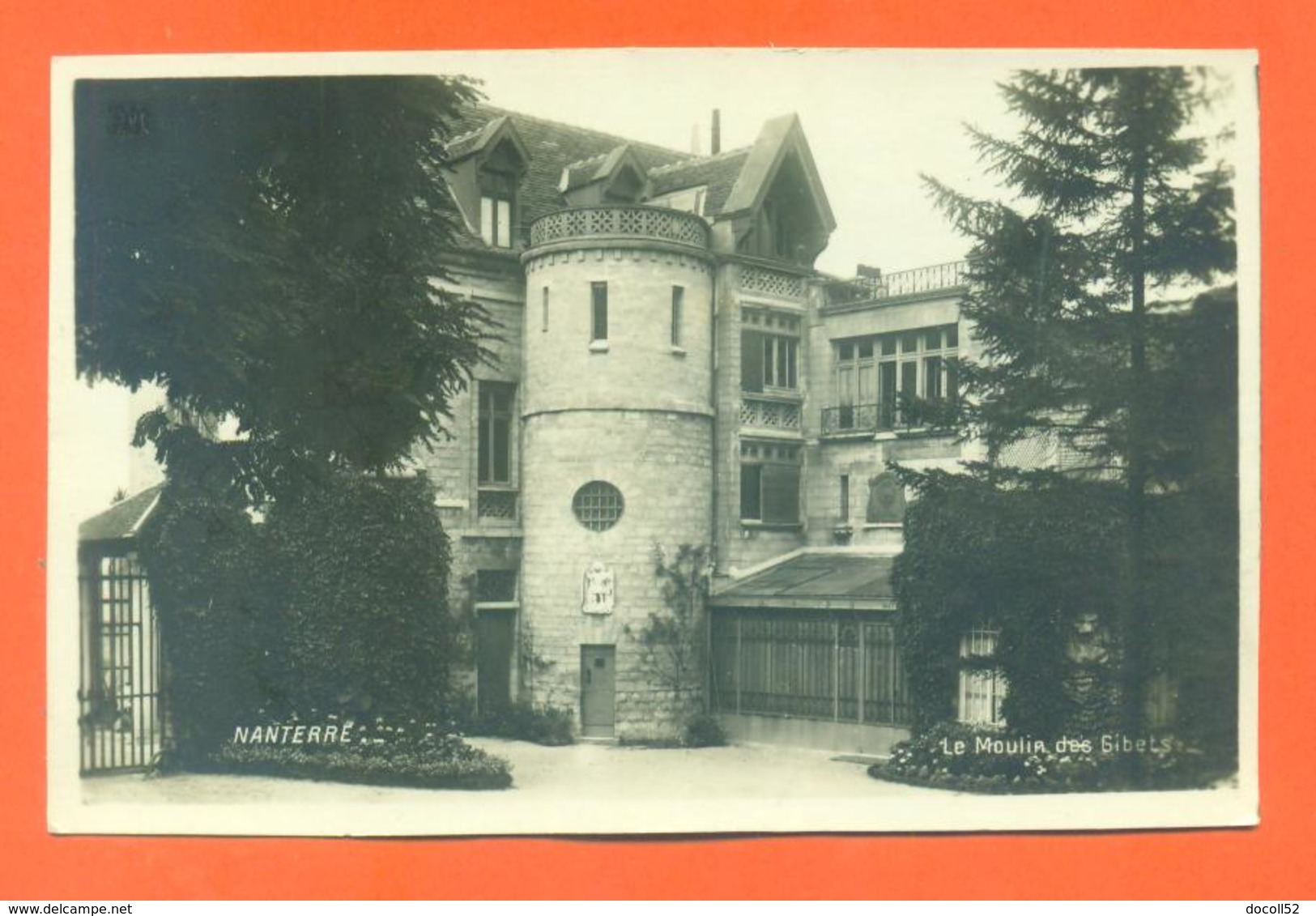 CPA  PHOTO CARTE Nanterre " Le Moulin Des Gibets " Archives Daniel Delboy - Nanterre