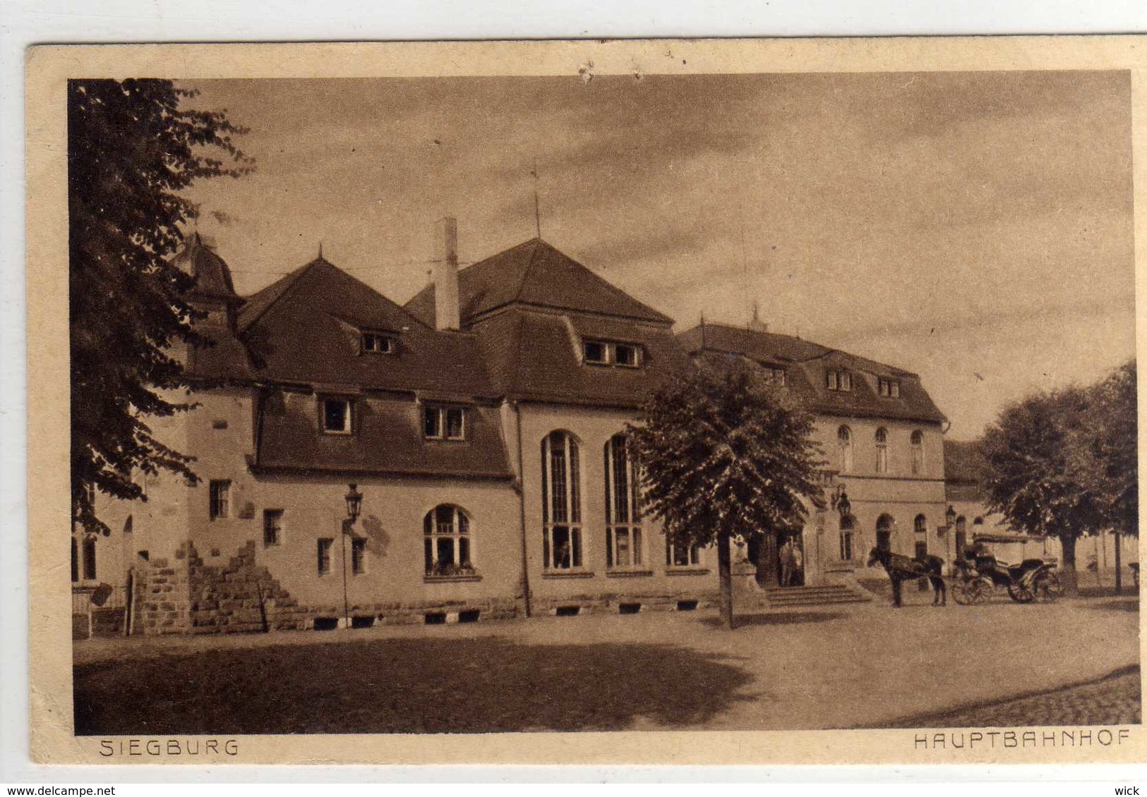 AK Siegburg B.  Bonn, Trier, Bad Honnef, Köln, Godesberg, Königswinter,   -"HAUPTBAHNHOF" Rar !!! - Siegburg