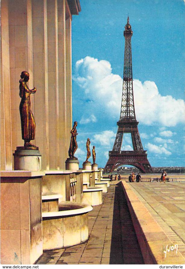 75 - PARIS - La Tour Eiffel , Terrasse Du Palais De Chaillot - Tour Eiffel