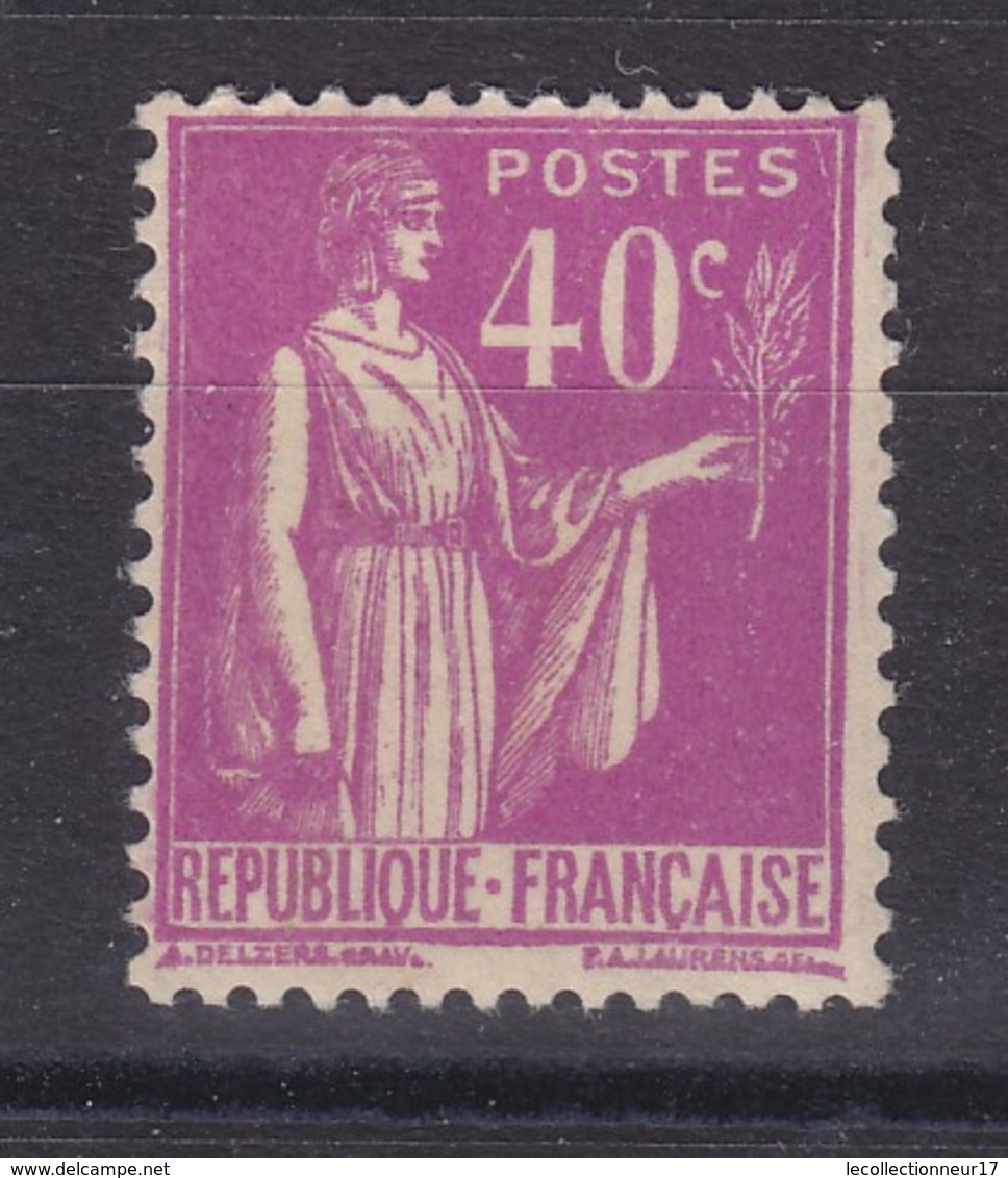 France Année 1932-1933 Type Paix N° 281** 40 C Lilas Lot 1231 - 1932-39 Paix