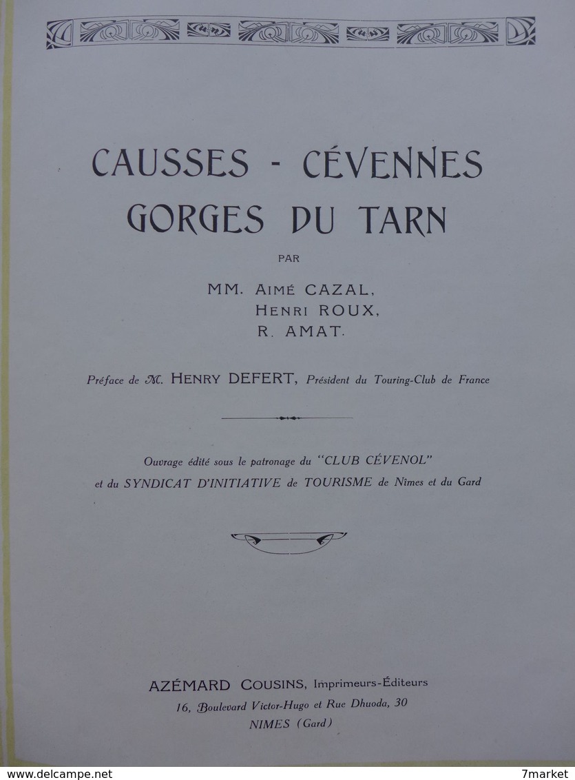Aimé Cazal - Causses, Cévennes, Gorges Du Tarn - Auvergne