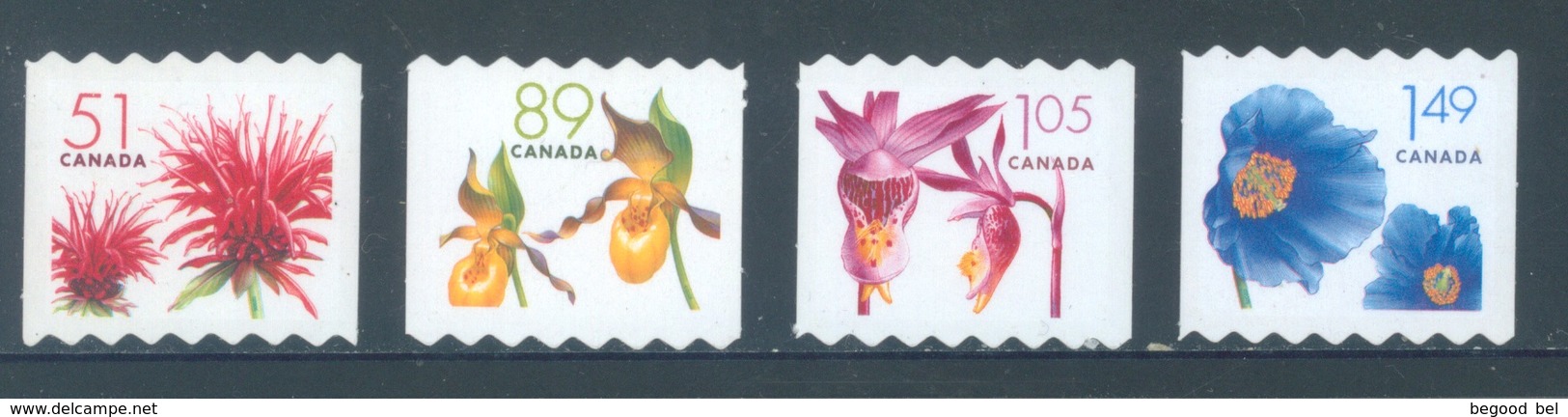 CANADA  - MNH/*** LUXE - 2005 - FLOWERS  - Yv 2195-2198 - Lot 18502 - Unused Stamps