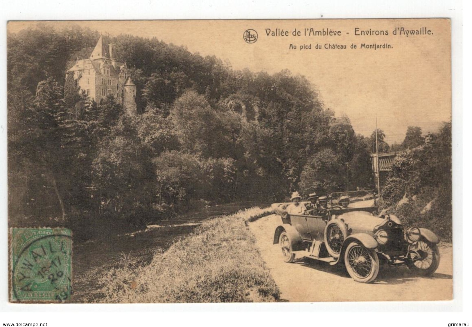 Environs D'Aywaille  Au Pied Du Château De Montjardin 1921 - Aywaille