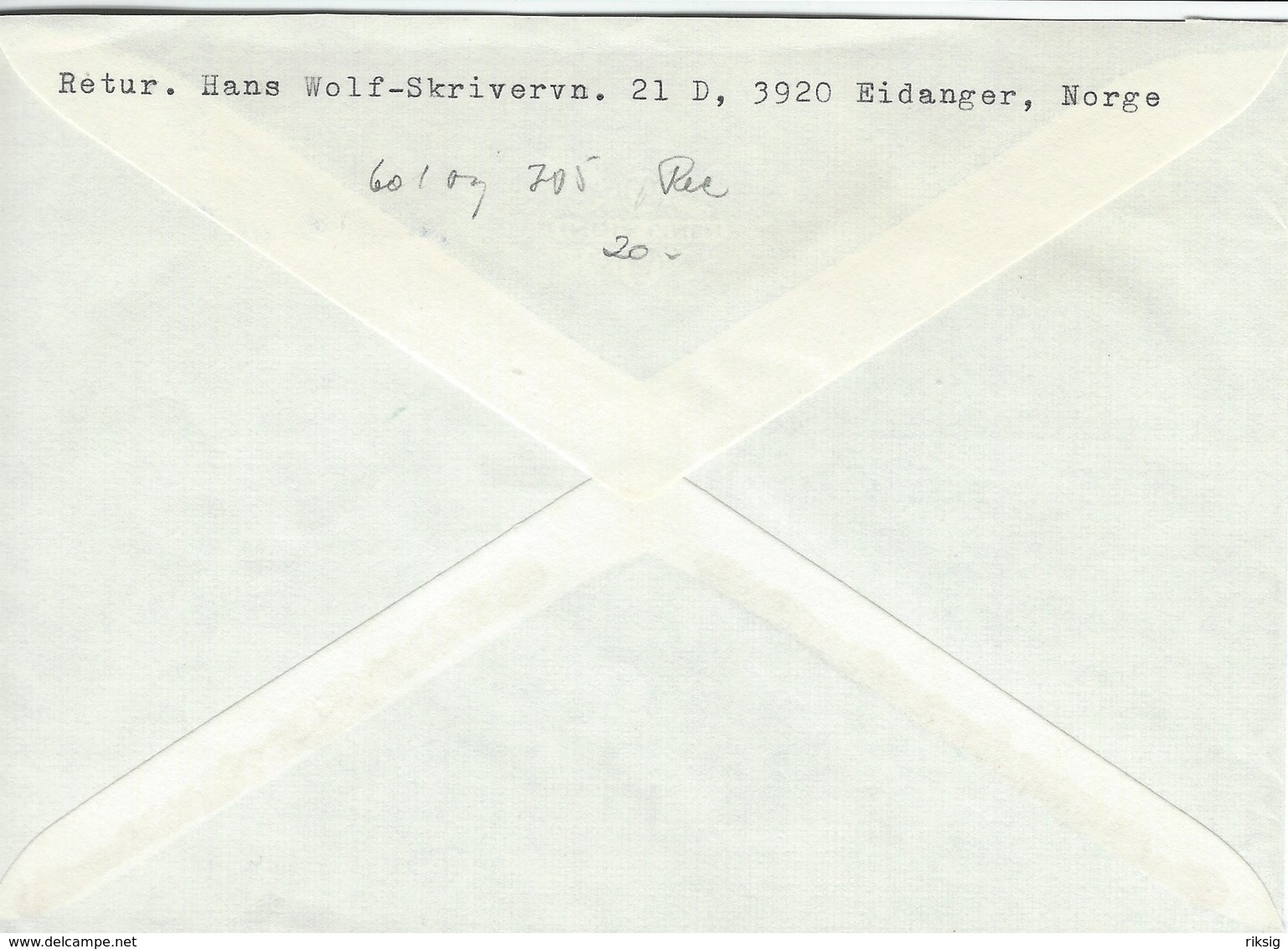 Norway  -  Registered Cover Sent To Denmark 1976    H-1420 - Other & Unclassified