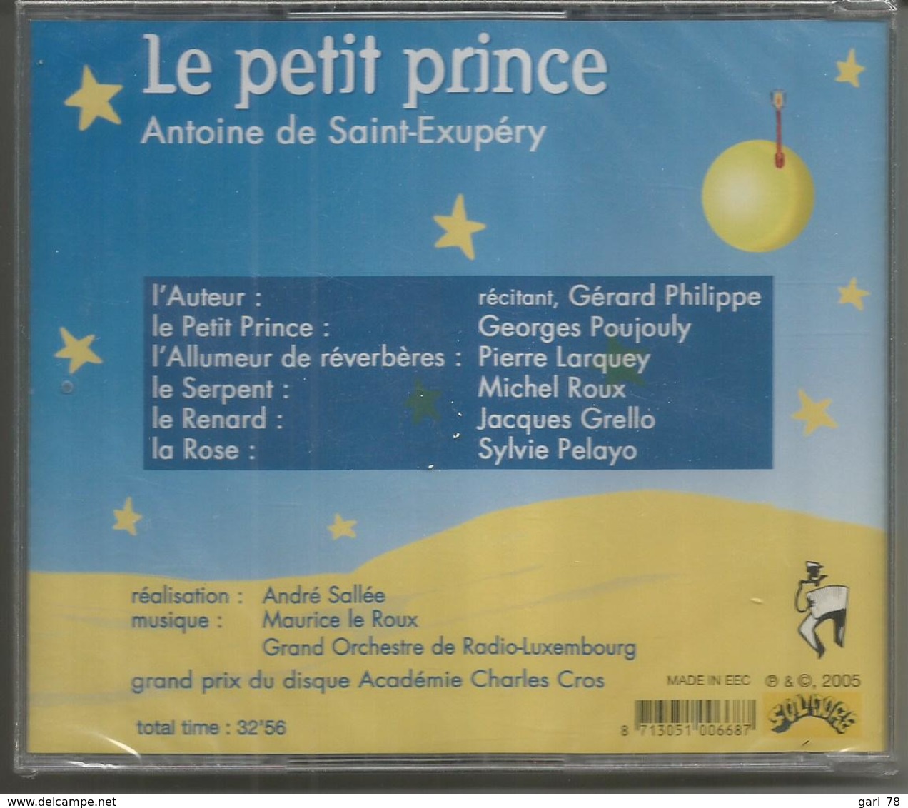 Le Petit Prince D'Antoine De Saint Exupéry Raconté Par Gérard Philippe - Kinderen