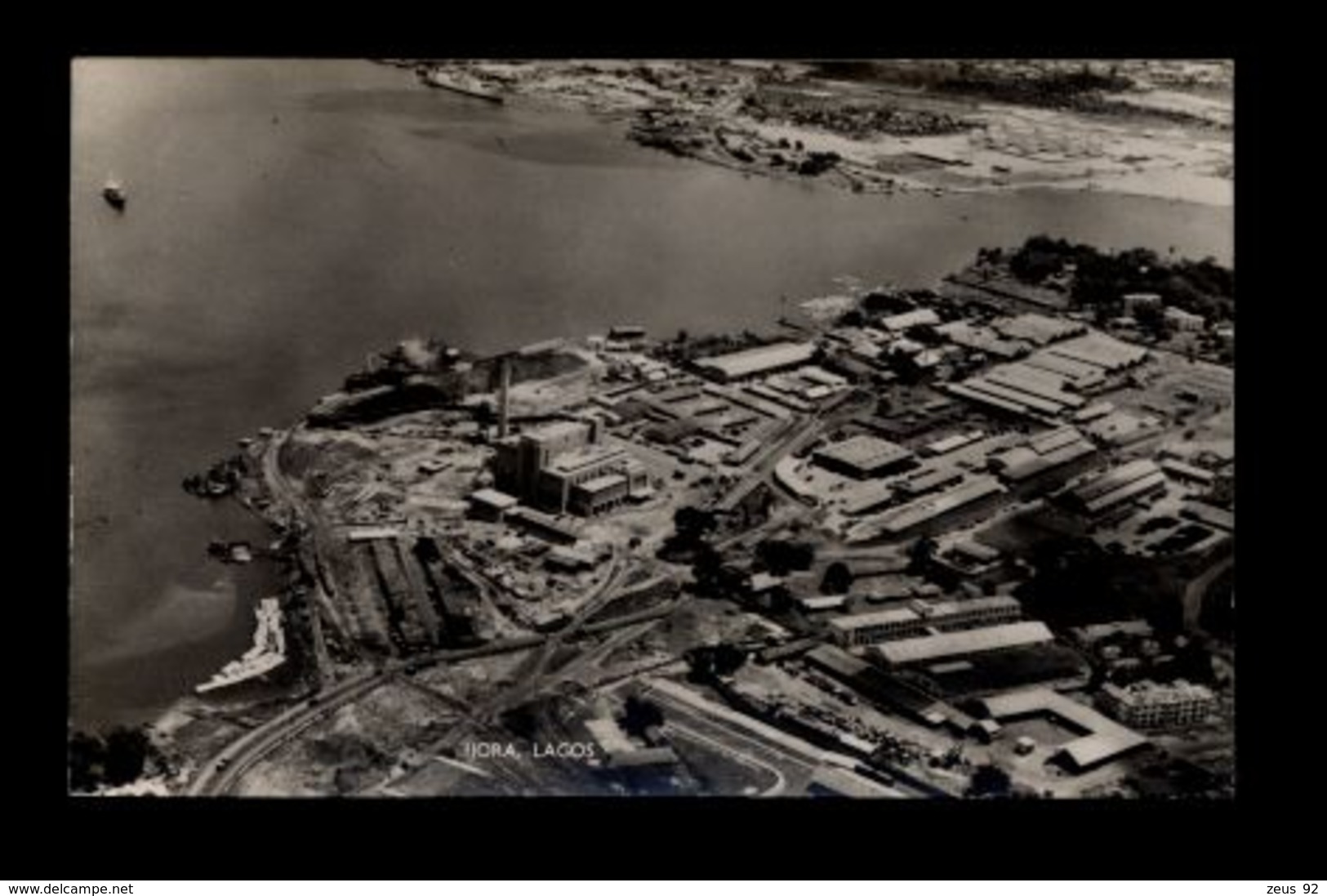 B9464 NIGERIA - IJORA LAGO - AERIAL VIEW SHOWING THE POWER HOUSE BUILT IN 1956 - Nigeria