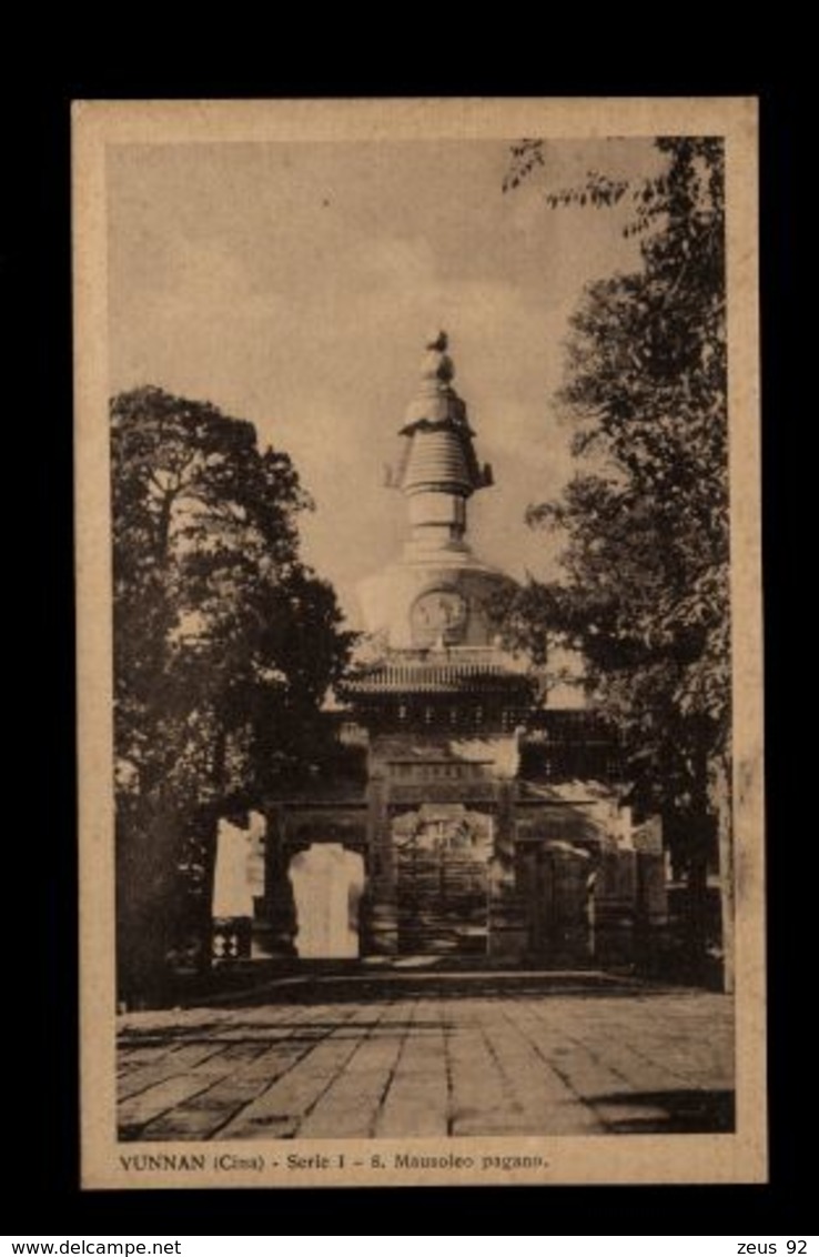 B9473 CHINA CHINE CINA - MISSIONE CAMILLIANA DELLO YUNNAN - YUNNAN - MAUSOLEO PAGANO PAGAN MAUSOLEUM - China