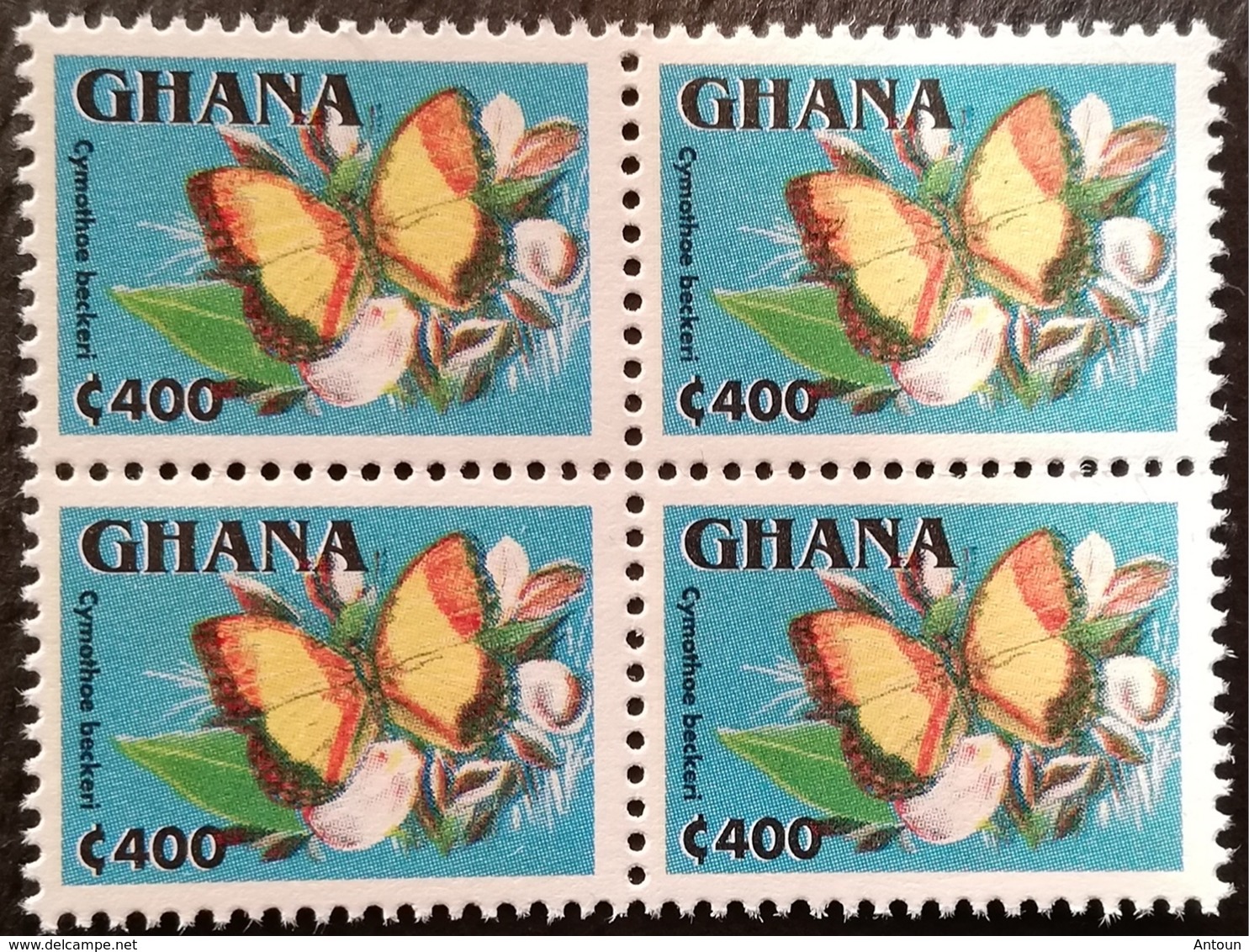 Ghana 1995 Definitive Block Of Four - Ghana (1957-...)