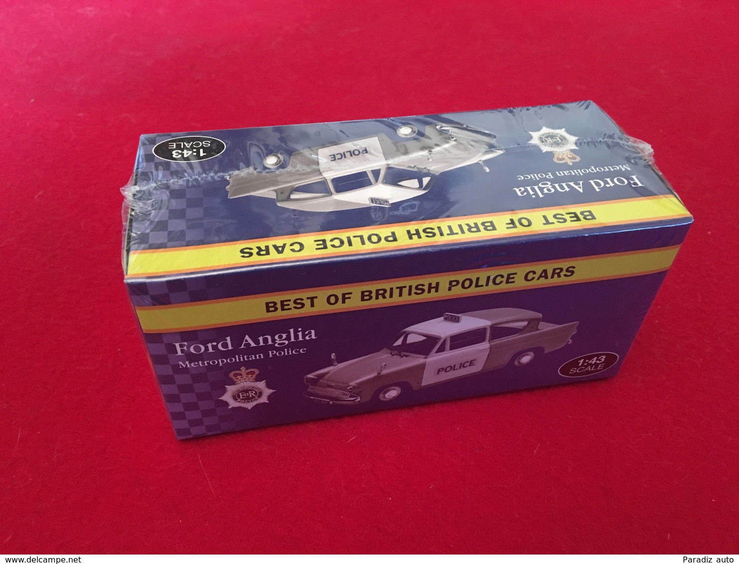 Ford Anglia  1/43  Police  Éditions Atlas - Autres & Non Classés