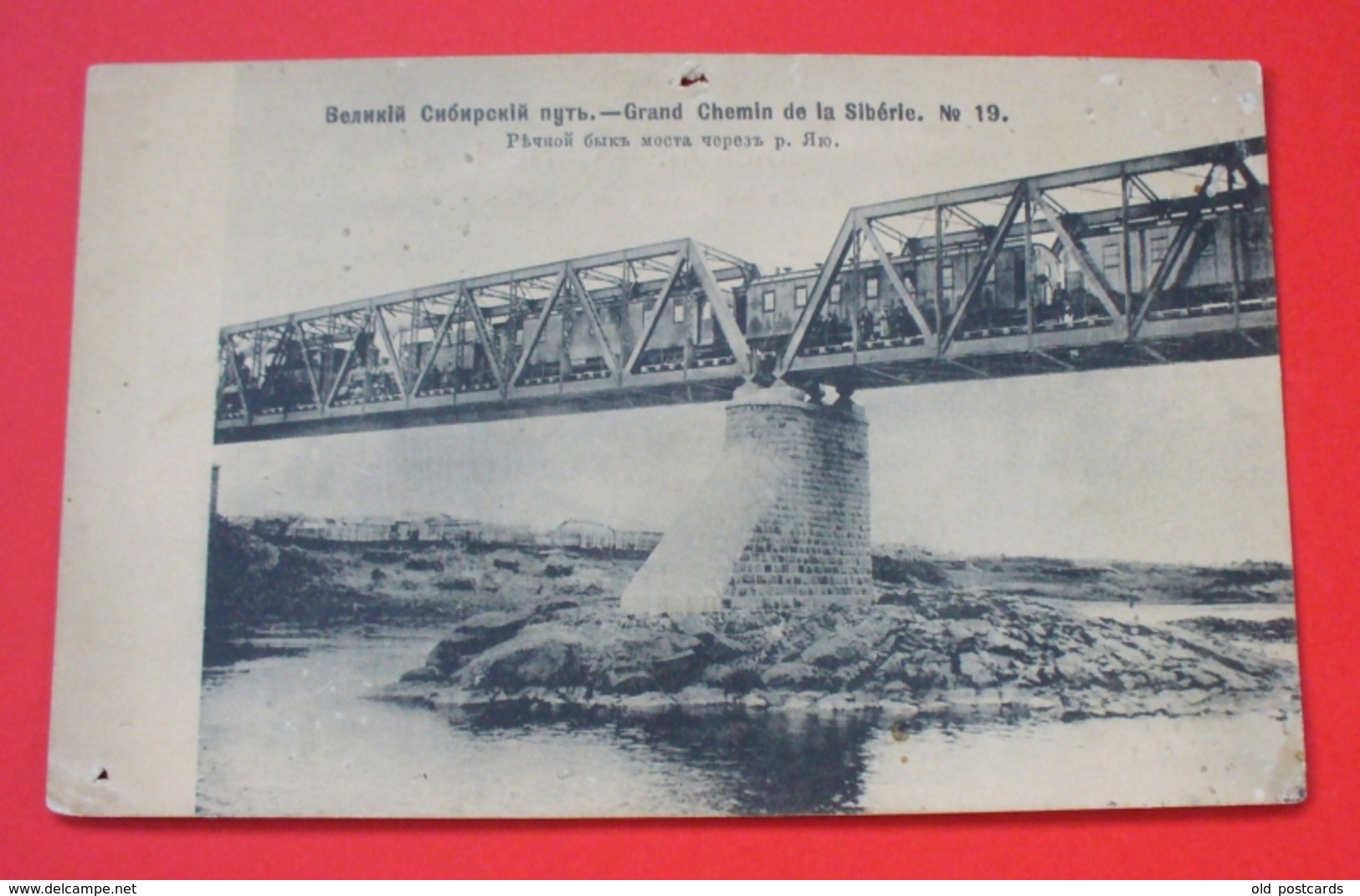 Train Railway Rail Bridge Siberia - 1906 - Russia --- Grand Chemin Siberie , Russie Russland --- 61 - Russia