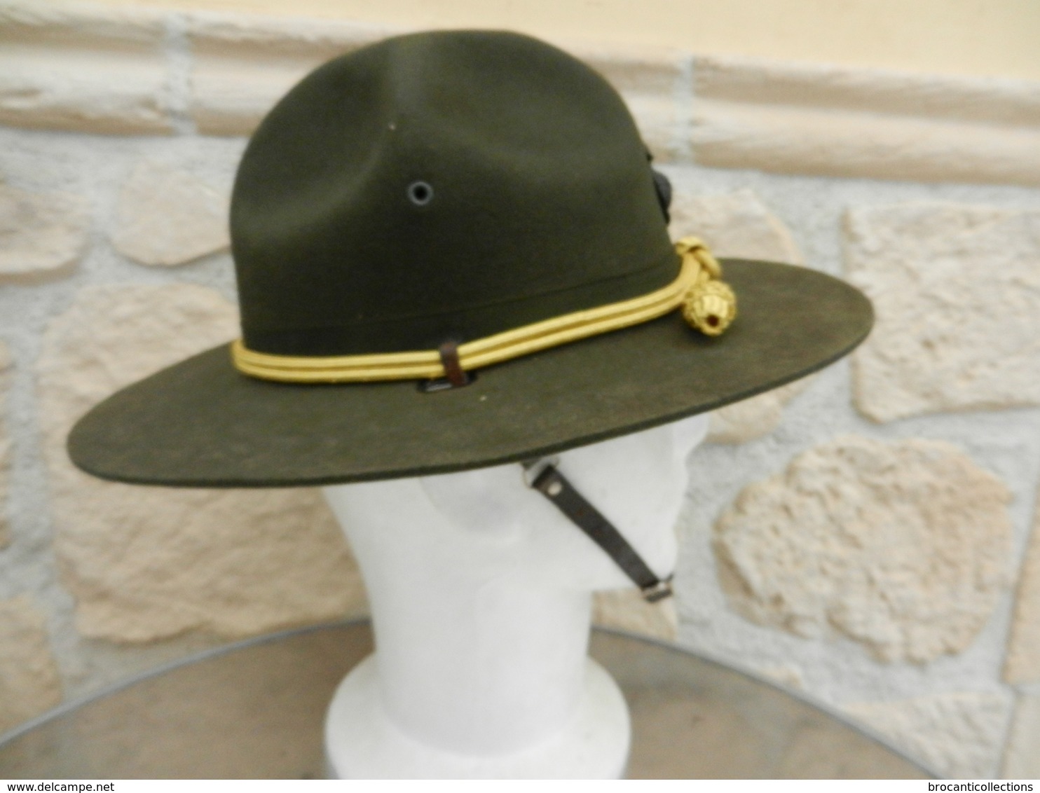 Chapeau USMC Marines - Sergent Instructeur Américain Taille 56/57 - Copricapi