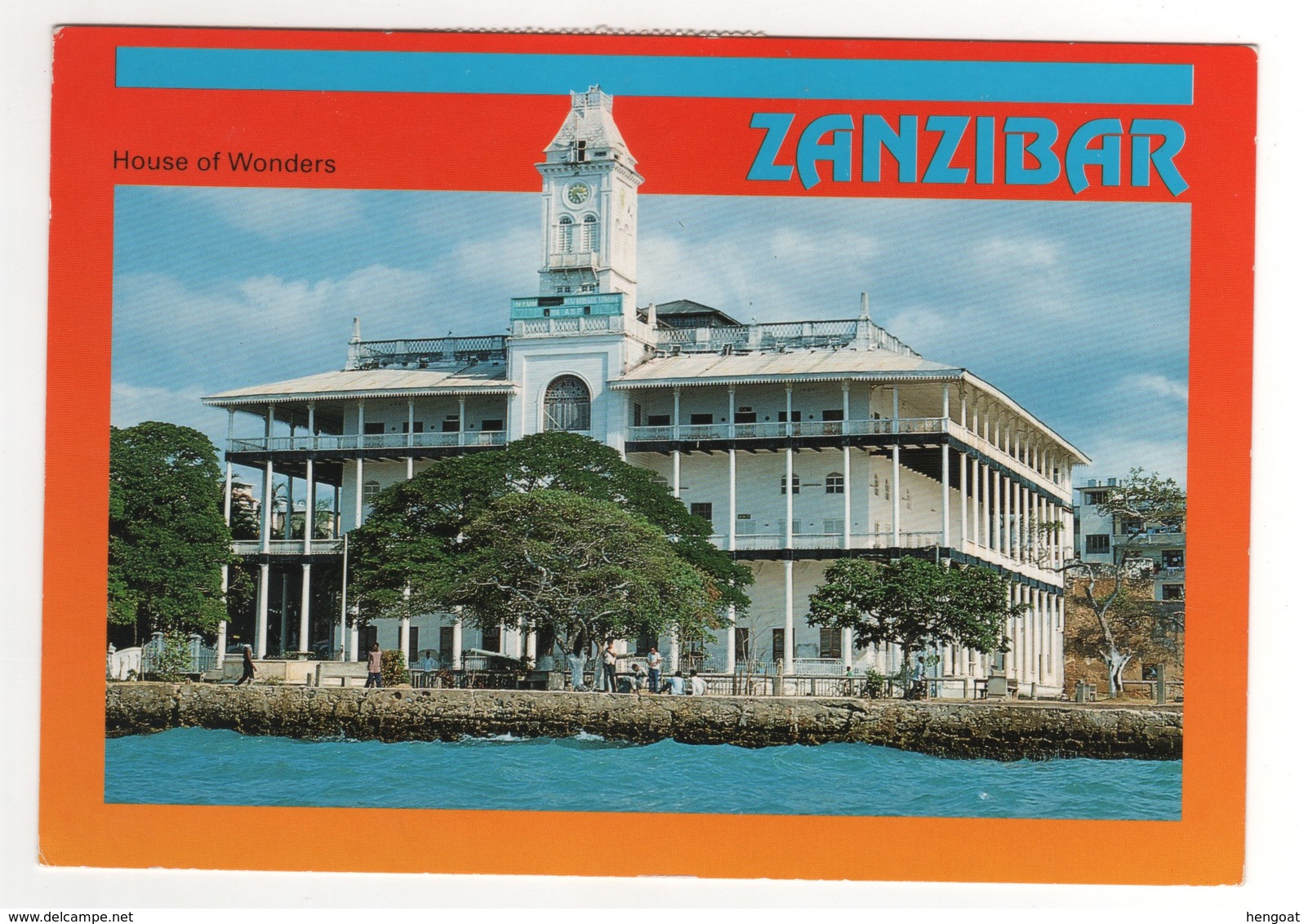 Beau Timbre , Stamp " Bateau  "  Sur Cp , Carte , Postcard De Zanzibar Du 07/09/1993 - Tanzanie (1964-...)