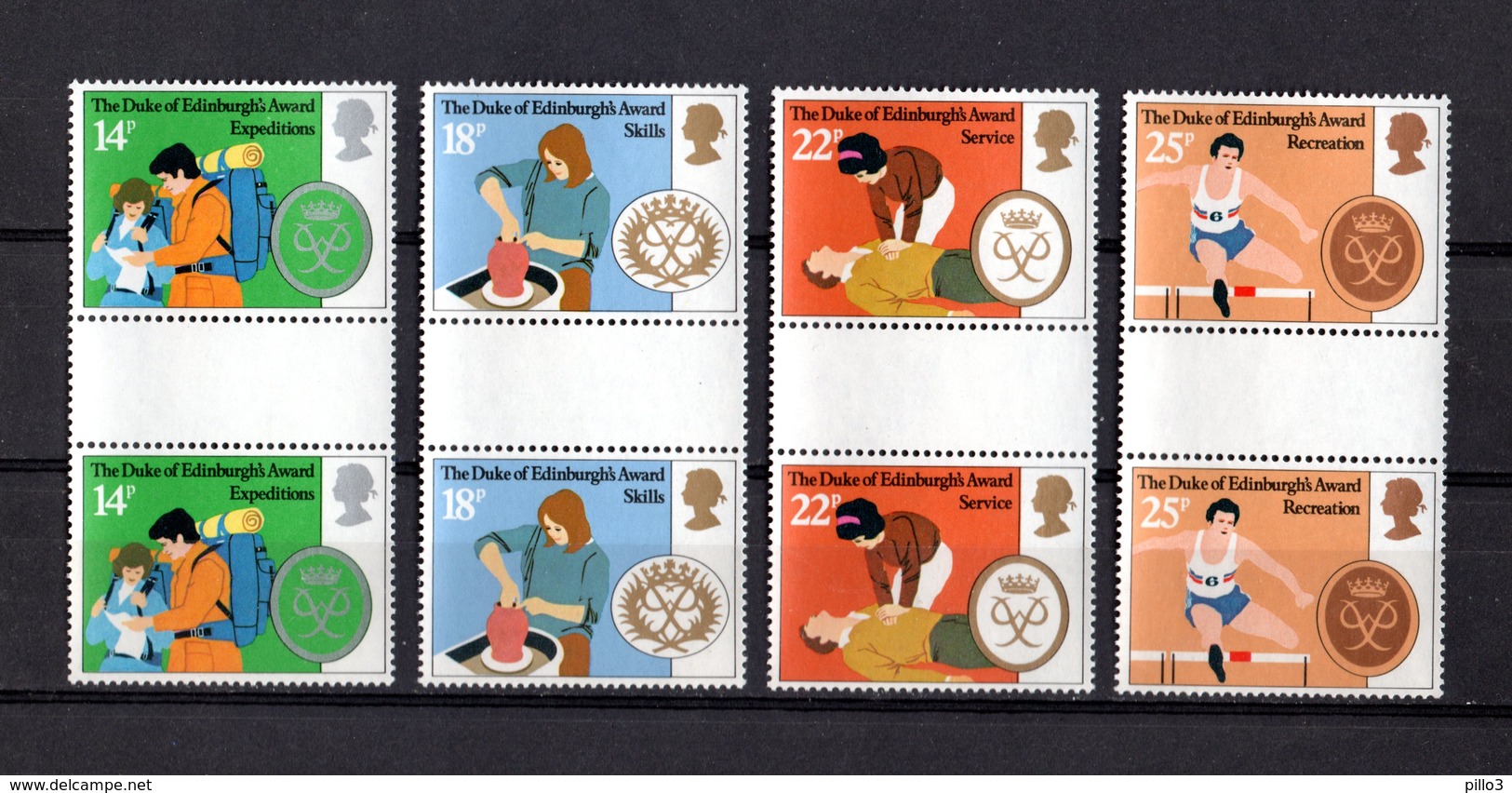 Gran Bretagna :  25° Del Premio "Duca Di Edimburgo"  4 Val. Con Interspazio   MNH**   12.08.1981 - Unused Stamps