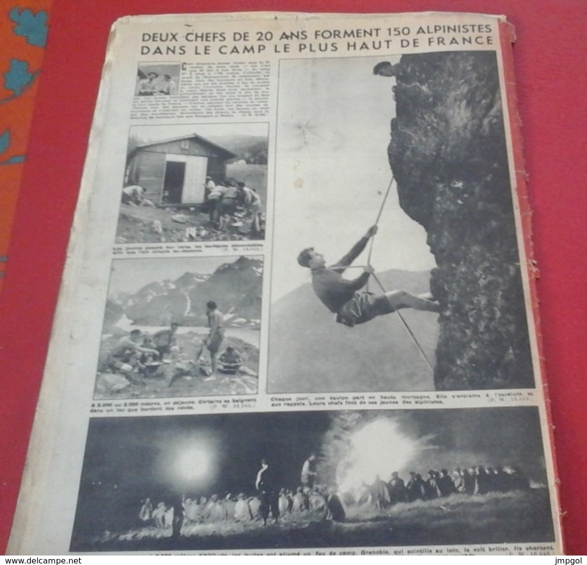 WW2 7 Jours N°42 Août 1941 Alpinistes Camp De Chamrousse,Mistou Nou Reine De Camargue,Guerre Front De L'Est - 1900 - 1949