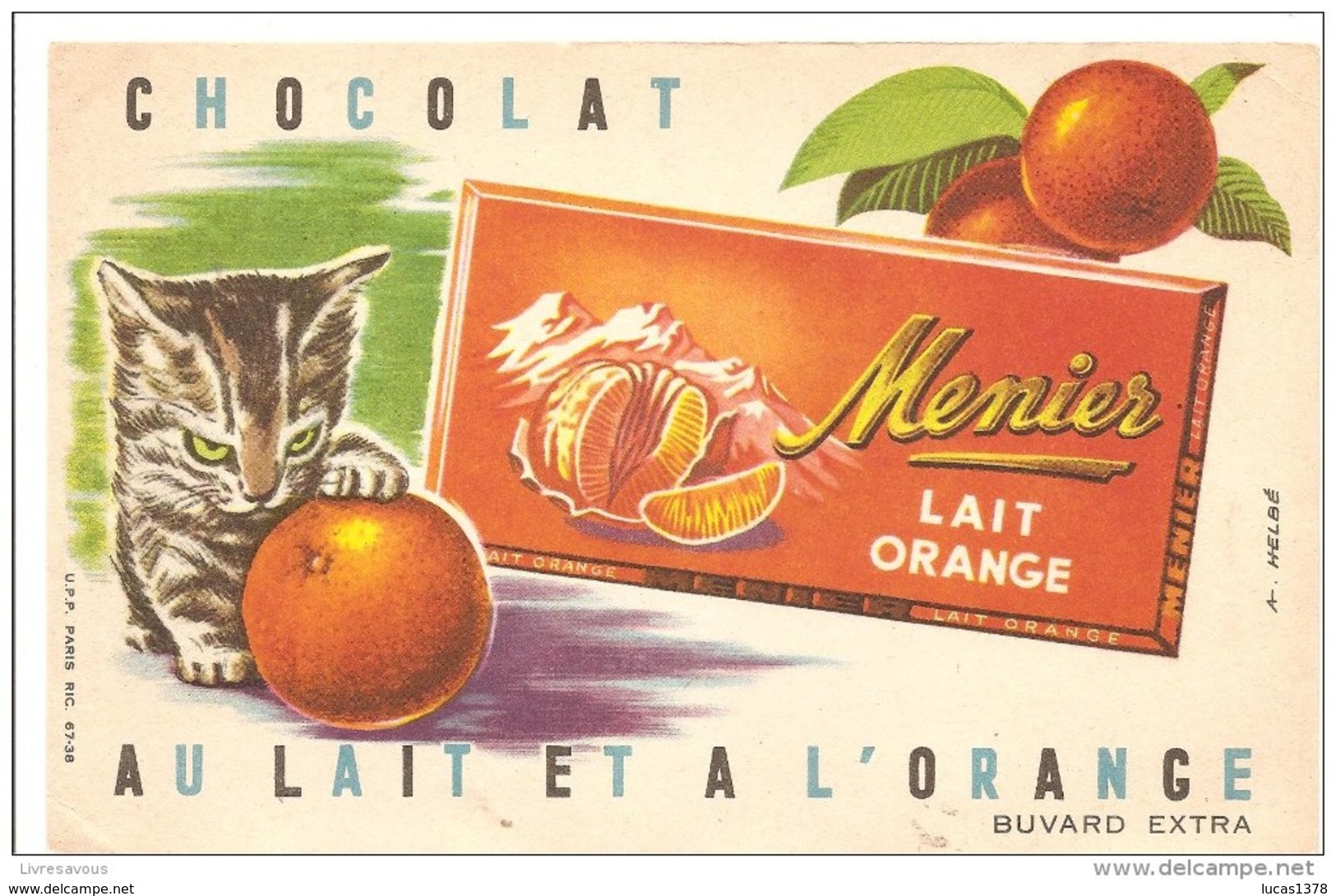 CHOCOLAT MENIER / LAIT ORANGE - Chocolat