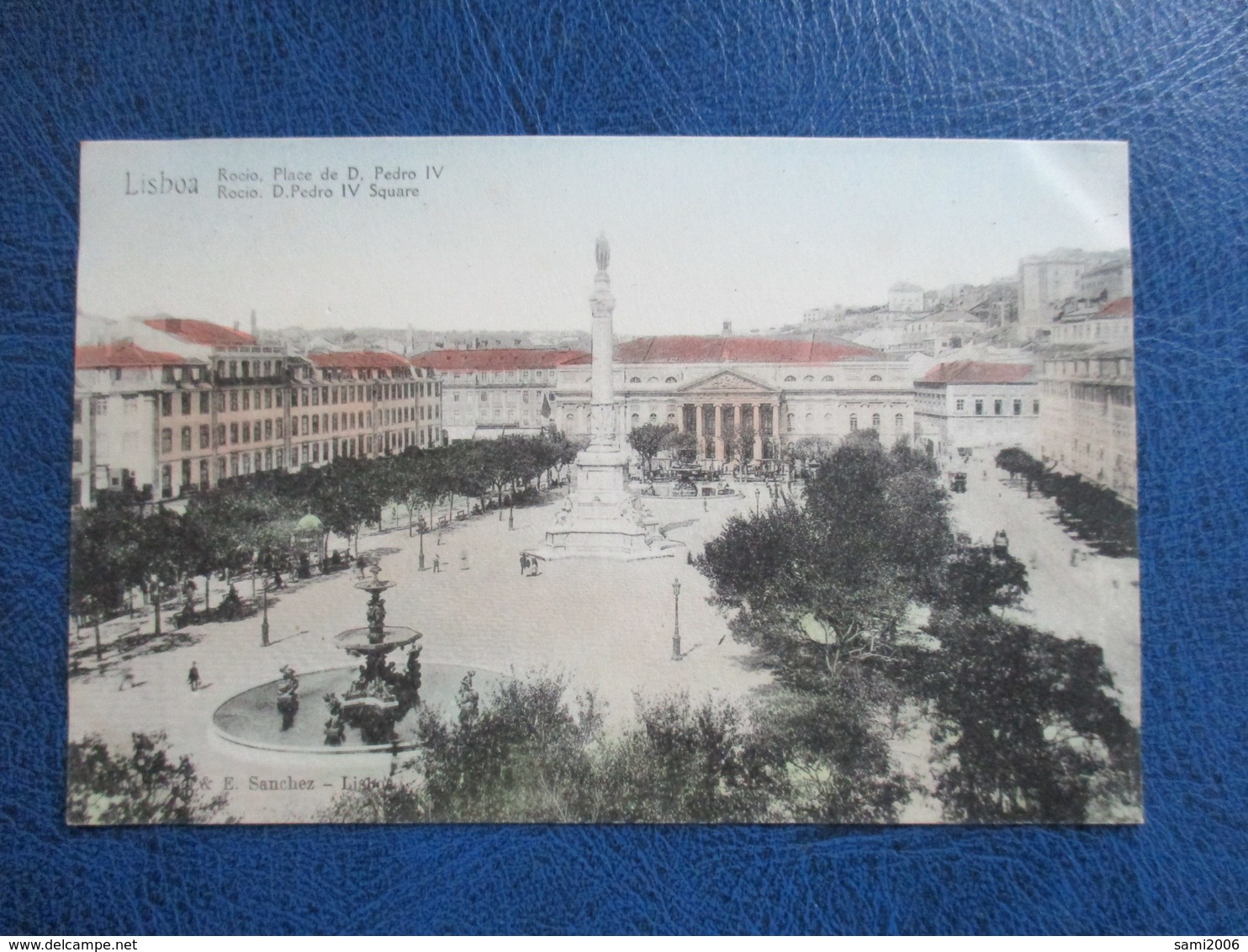 CPA PORTUGAL LISBOA ROCIO PLACE DE D.PEDRO IV - Lisboa