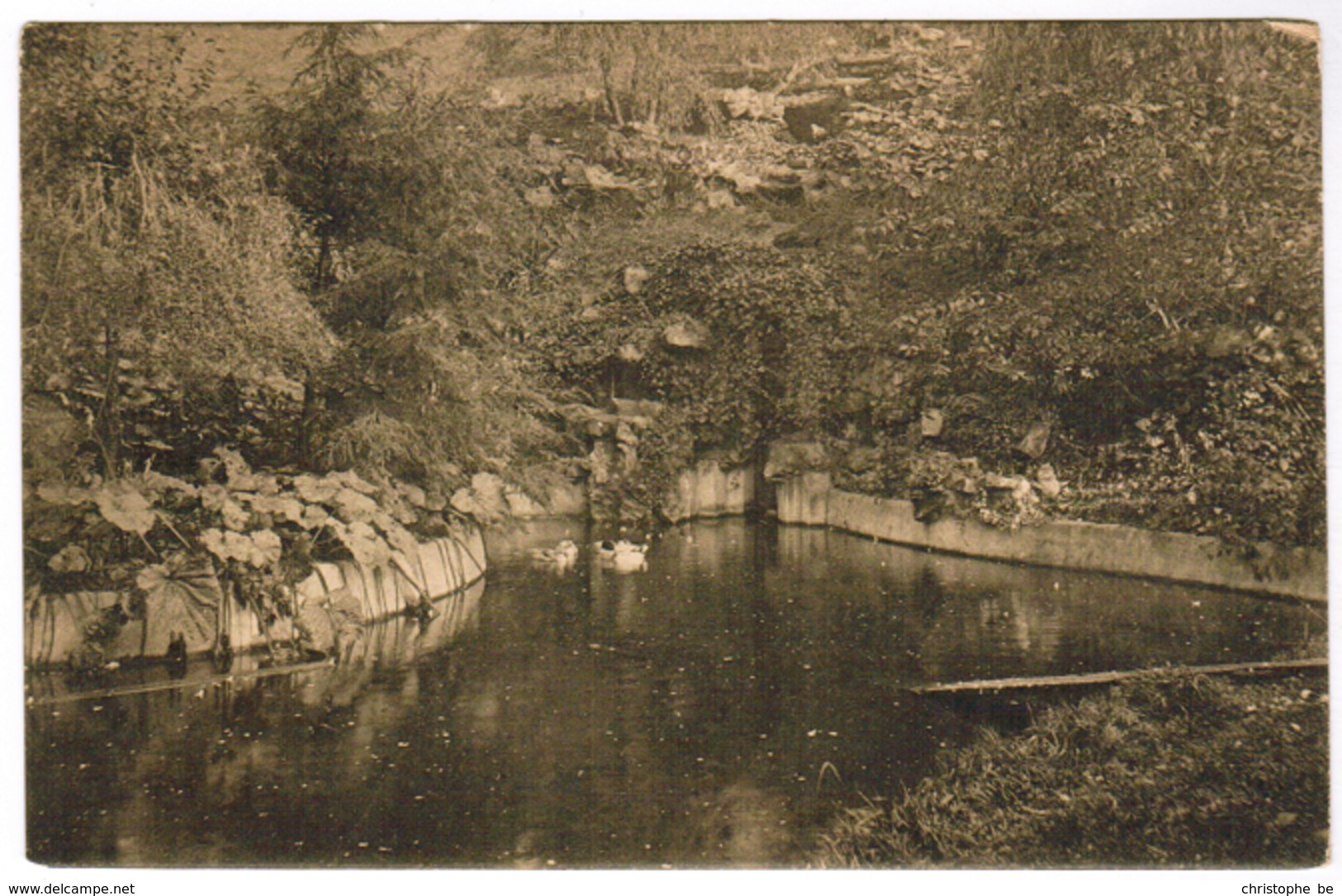 St Lambrechts Woluwe, Pensionnat Du Sacré Coeur, Lindthout, Cascade De L'etang (pk52191) - St-Lambrechts-Woluwe - Woluwe-St-Lambert