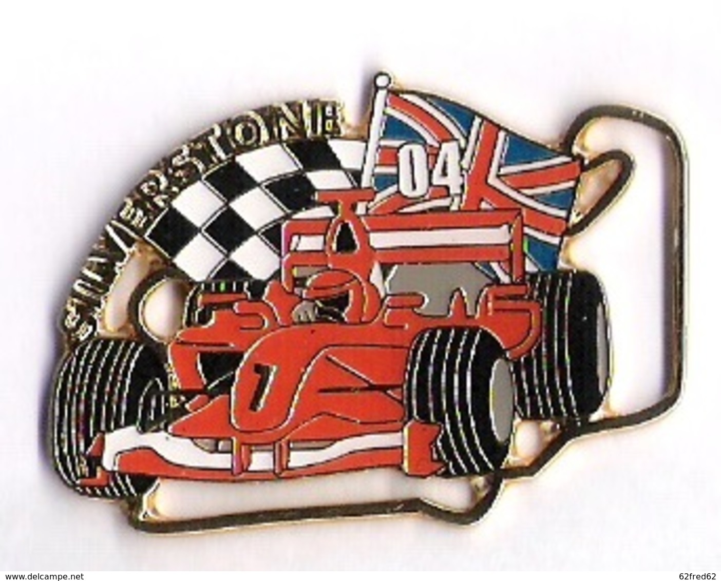 Pin'S FORMULE 1 -  GRAND PRIX SILVERSTONE 2004 - FERRARI - F1