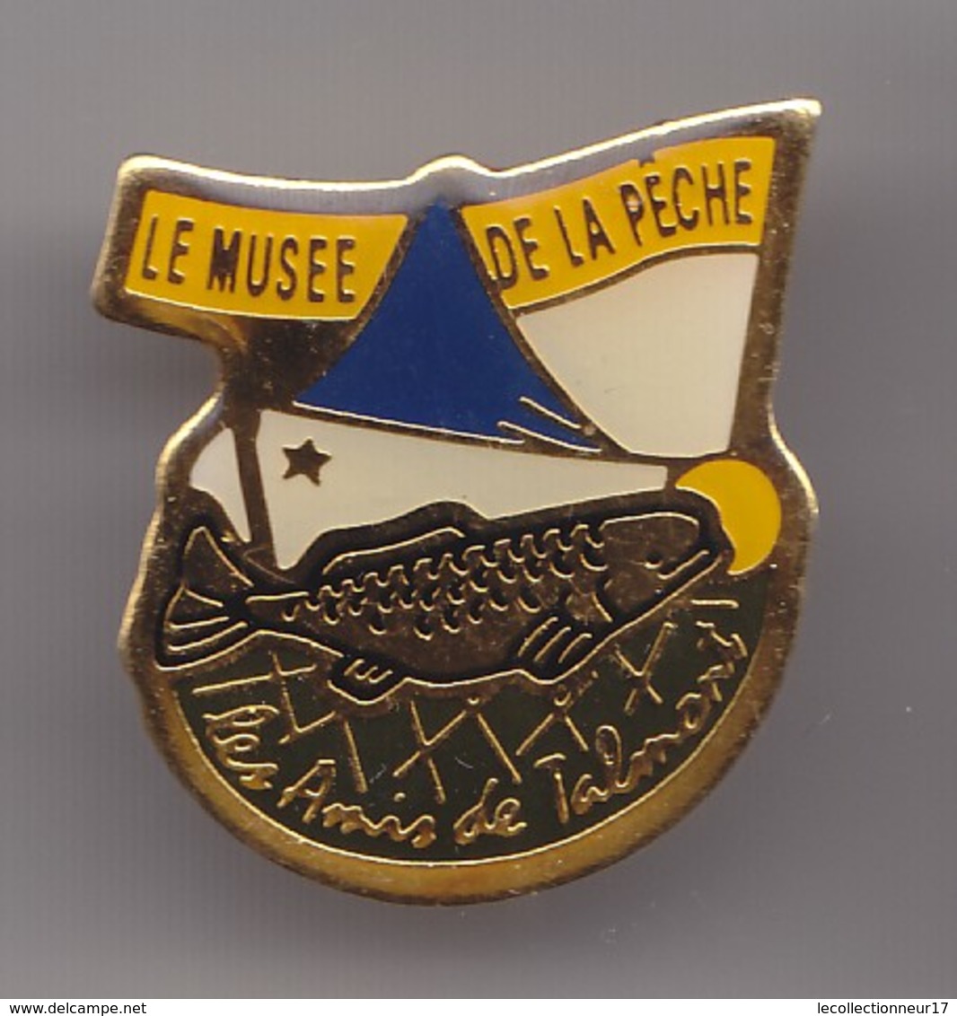 Pin's Le Musée De La Pêche Les Amis De Talmont En Charente Maritime Dpt 17 Poisson Truite Réf 8009 - Steden