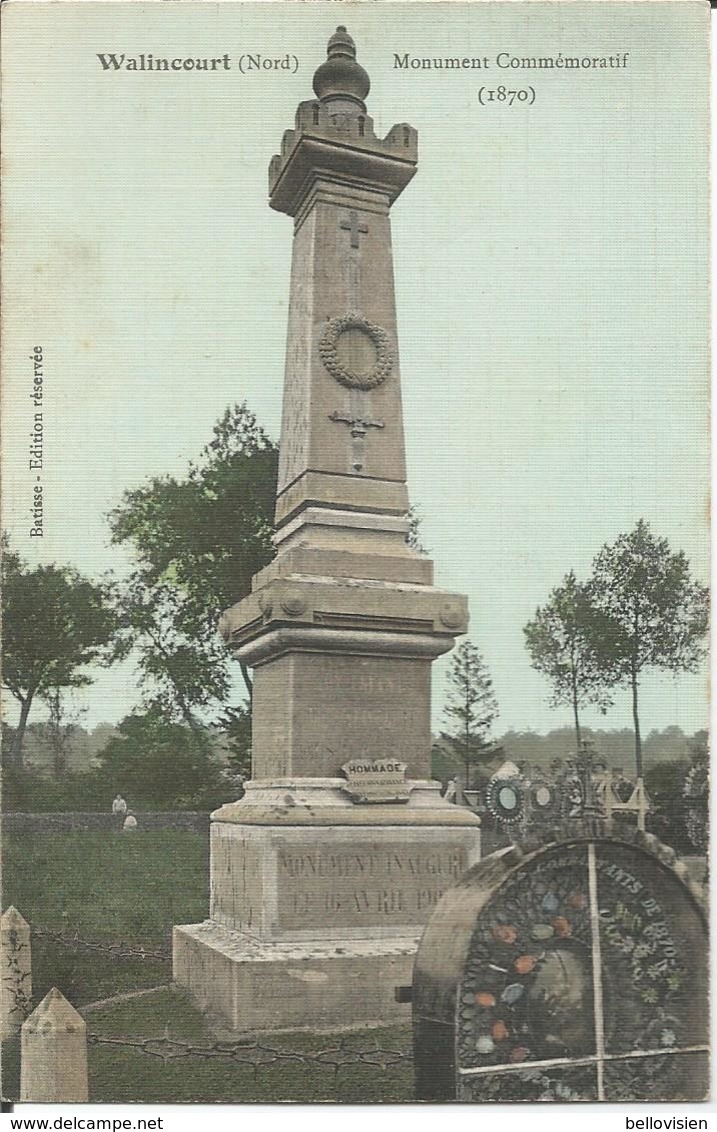Walincourt - Monument Commémoratif (1870) - Altri & Non Classificati
