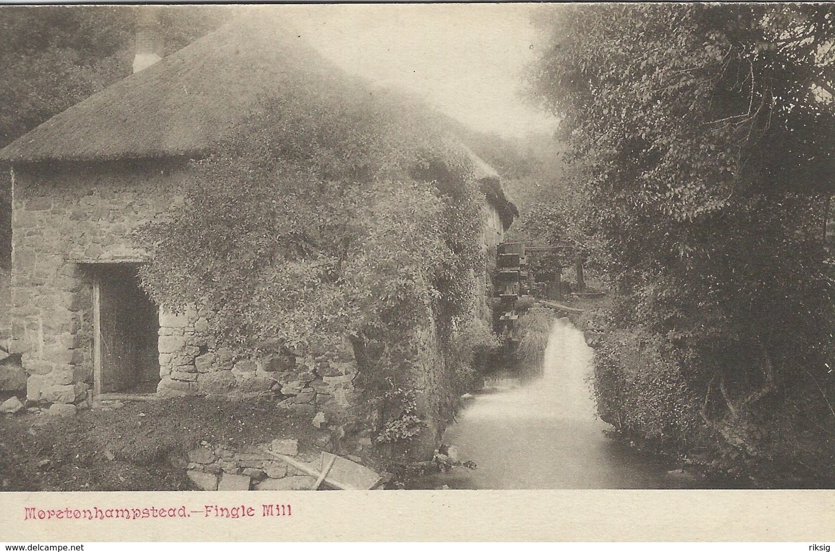 Moretonhampstead - Fingle Mill.  S- 4202 - Water Mills