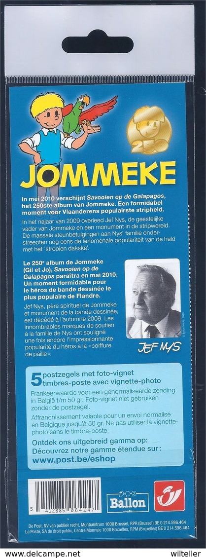 België/Belgique 2010 Bpost Duostamp Jommeke (Nys) - 1961-2001