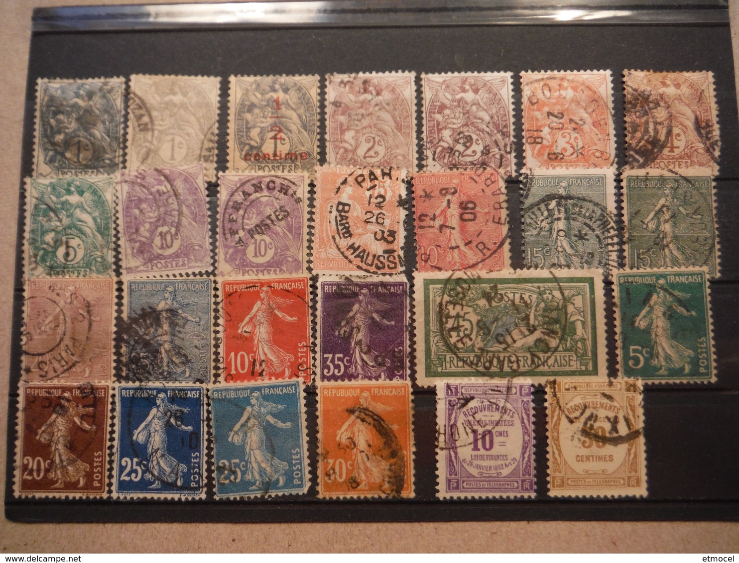 Timbres Des Années 1900 à 1919 Dont Timbres Taxes - Usados