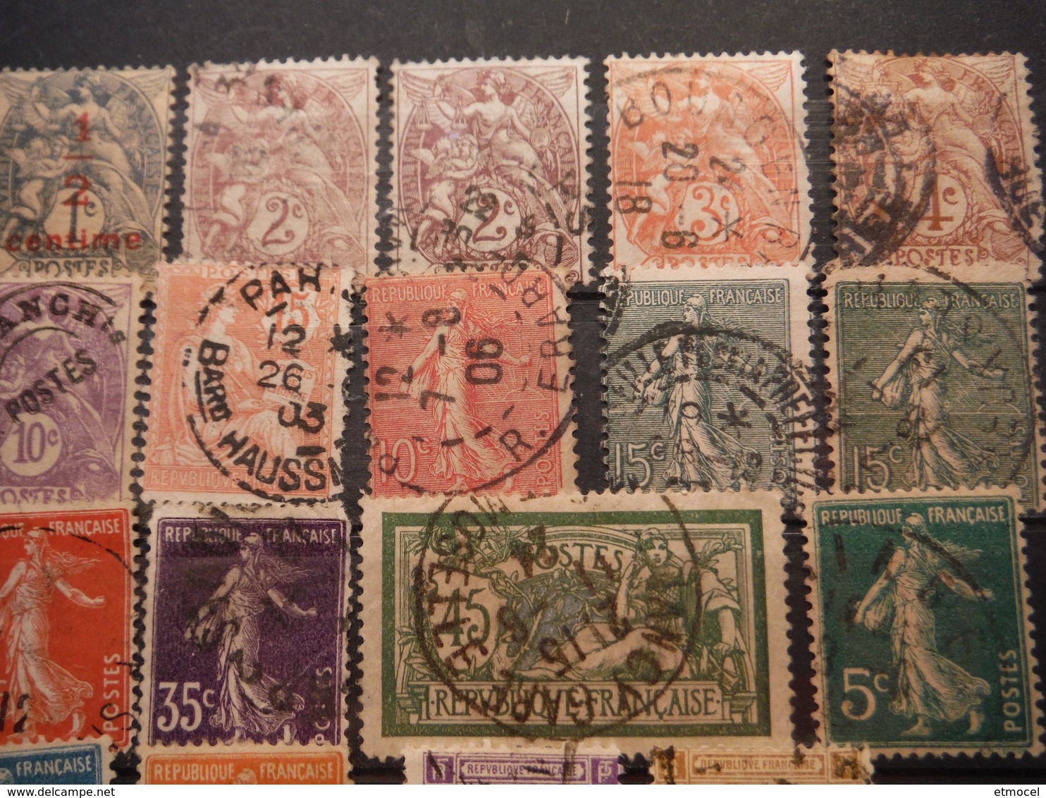 Timbres Des Années 1900 à 1919 Dont Timbres Taxes - Usados