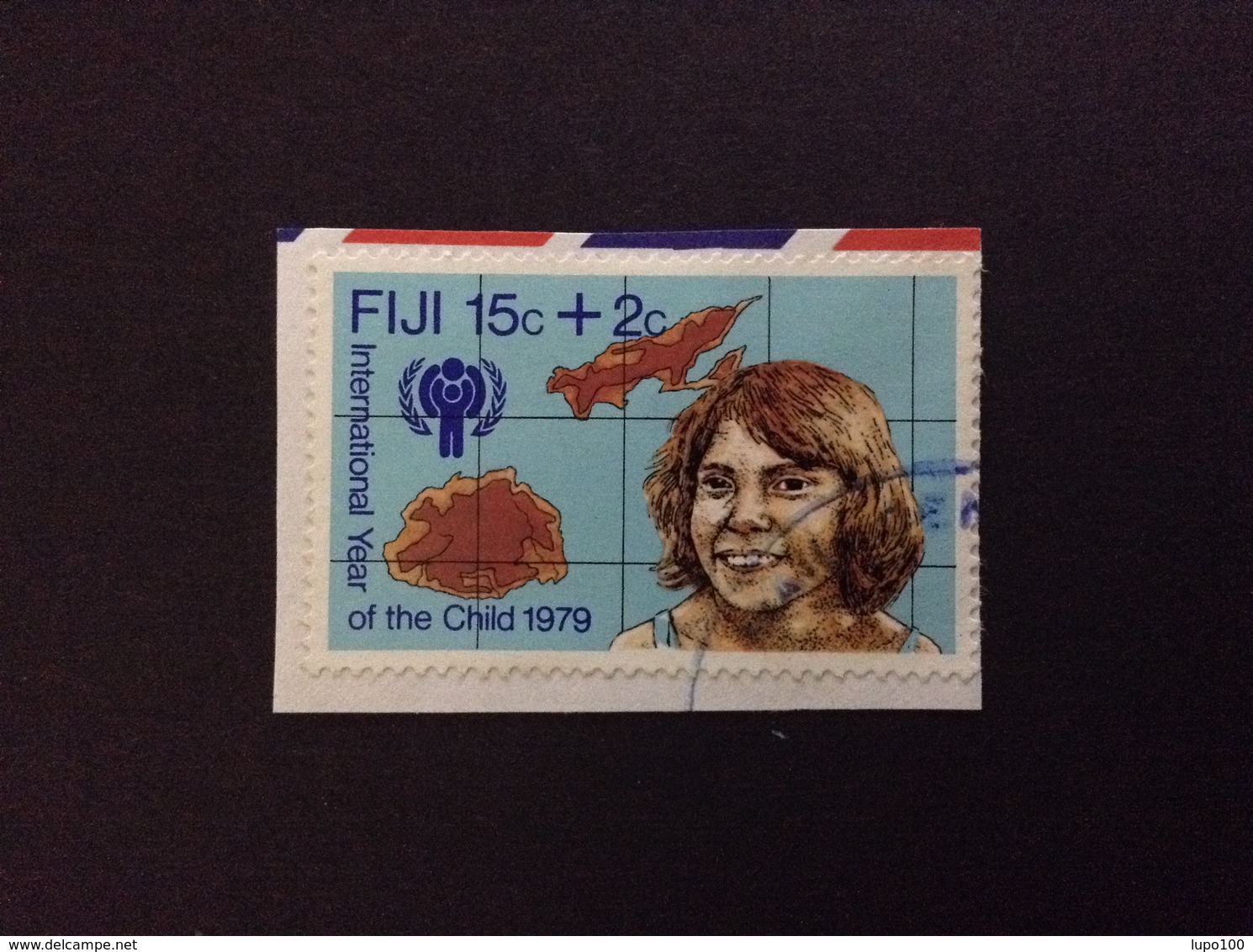 1979 FIJI INTERNATIONAL YEAR OF THE CHILD 15 C + 2 C FRANCOBOLLO USATO STAMP USED - Fidji (1970-...)