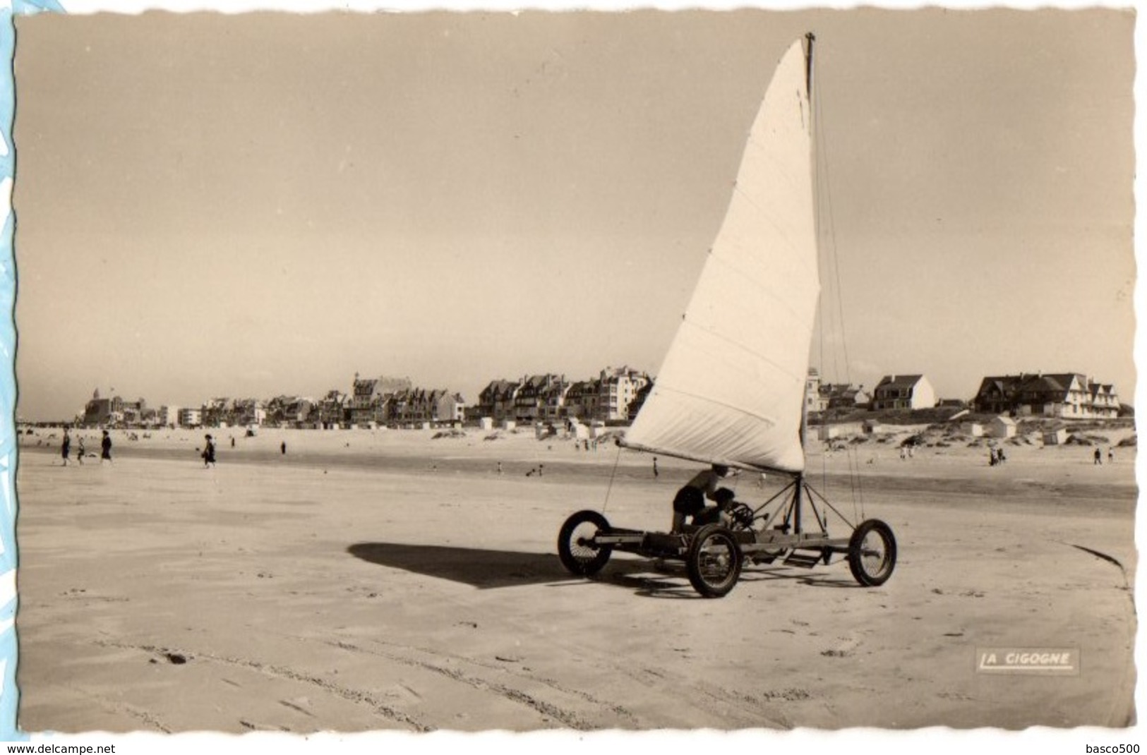 LE TOUQUET - Carte Sur CHAR à VOILE En Gros Plan - Le Touquet