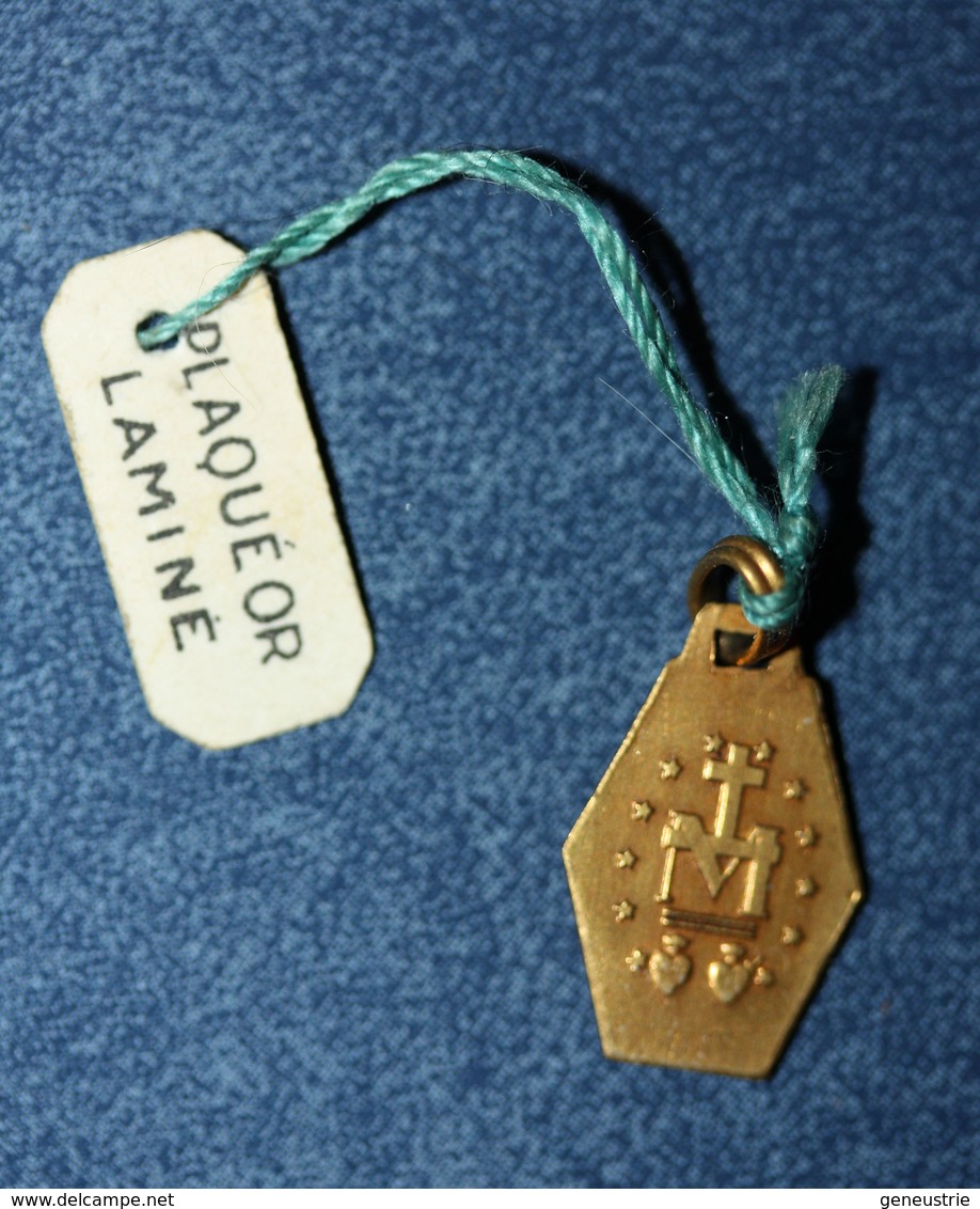 Pendentif Médaille Plaqué Or "Médaille Miraculeuse" Religious Medal - Religion & Esotérisme