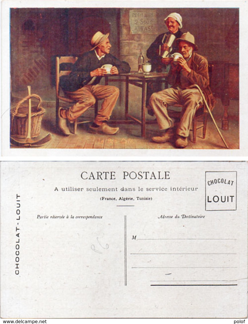 Repro Tableau - Le Bon Café - Pub : Chocolat Louit (110522) - Publicité