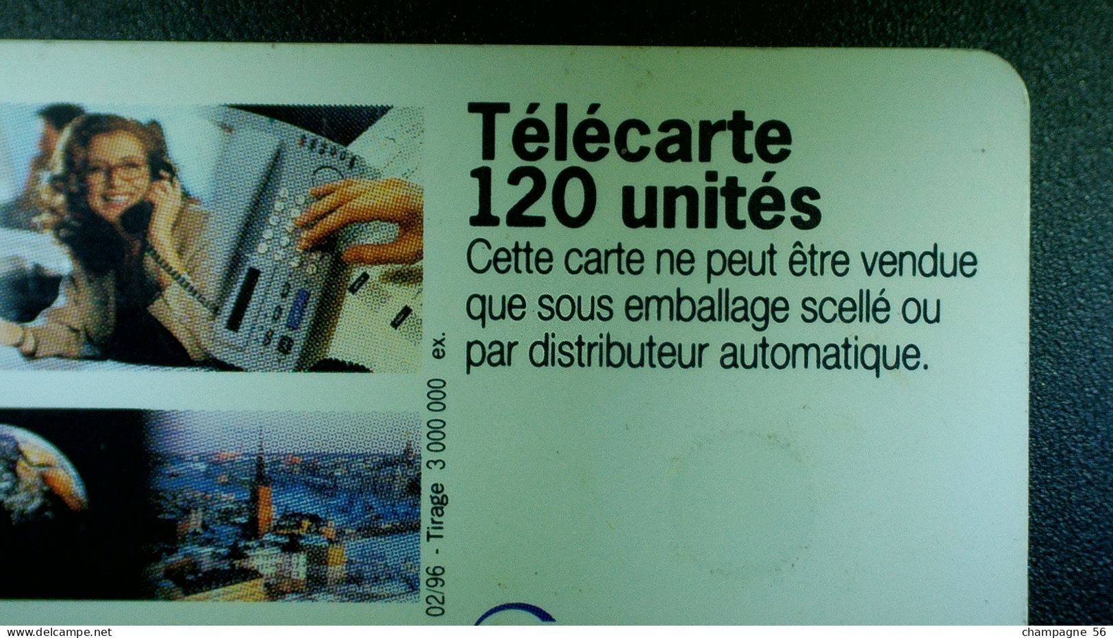 FRANCE   1996  02 / 1996 FRANCE TELECOM PLUS PROCHE  F618A 980 PUCE SC7   120 UNITÉS UTILISÉE