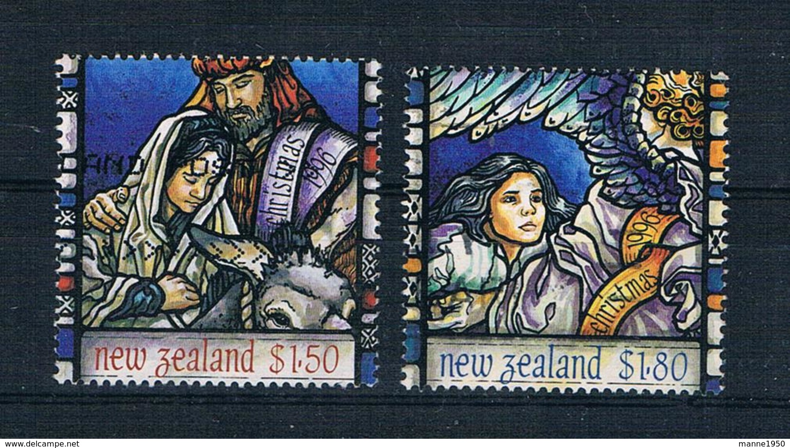 Neuseeland 1996 Weihnachten Mi.Nr. 1553/54 Gestempelt - Gebraucht