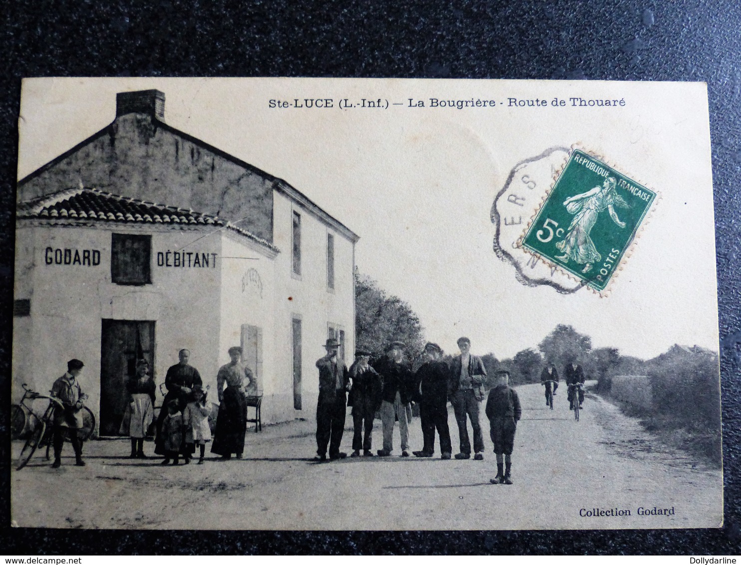 SAINTE LUCE La BOUGRIERE Route De Thouaré Circulée Ecrite Loire Inférieure Atlantique 44 Collection Godard - Autres & Non Classés