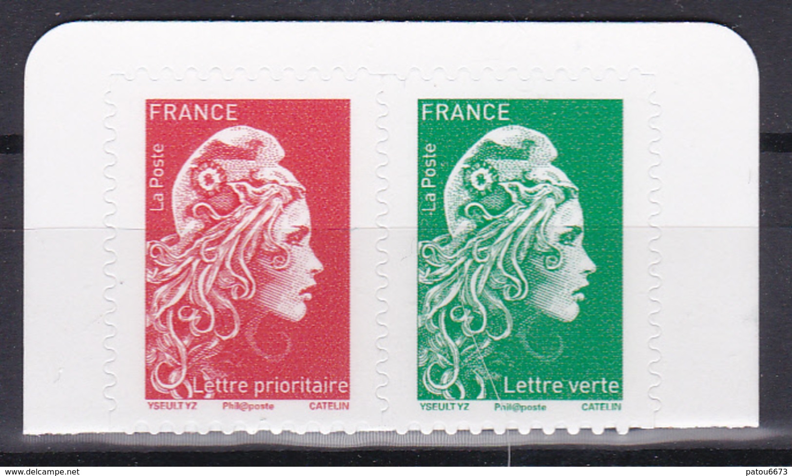 FRANCE 2018 Marianne L'engagée Provenant Carnet Adhesive MNH** Luxe - Andere & Zonder Classificatie